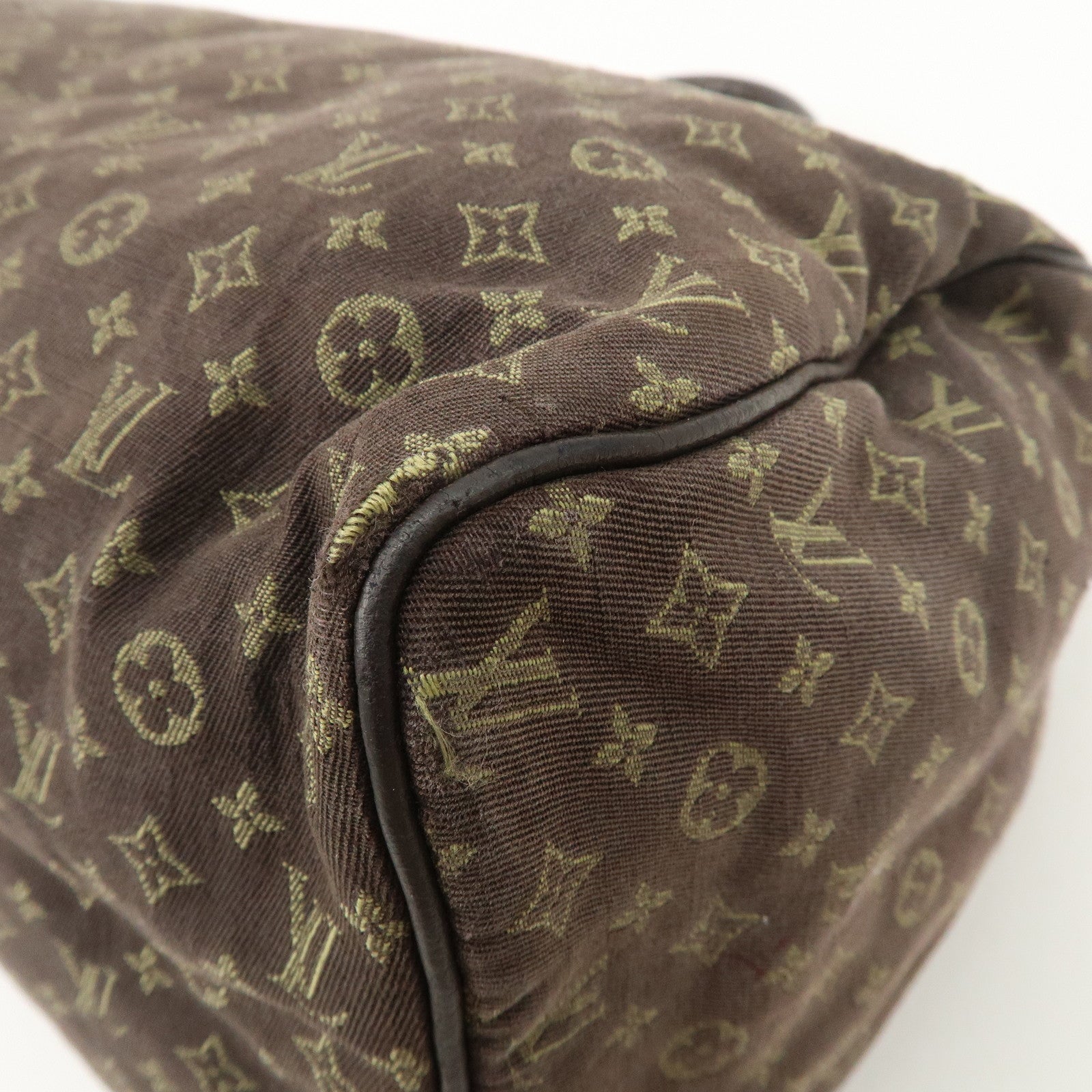Louis Vuitton Monogram Mini Lin Speedy 30 Boston Bag Ebene M95224 Used Used