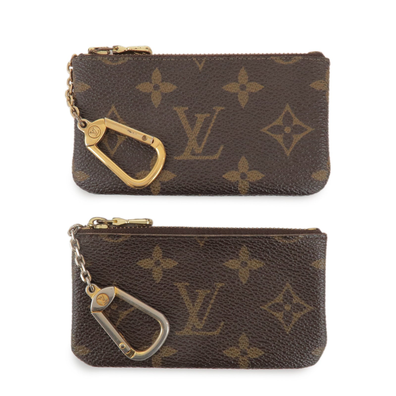 Louis Vuitton Monogram Setof2 Canvas Pochette Cles Coin Case M62650