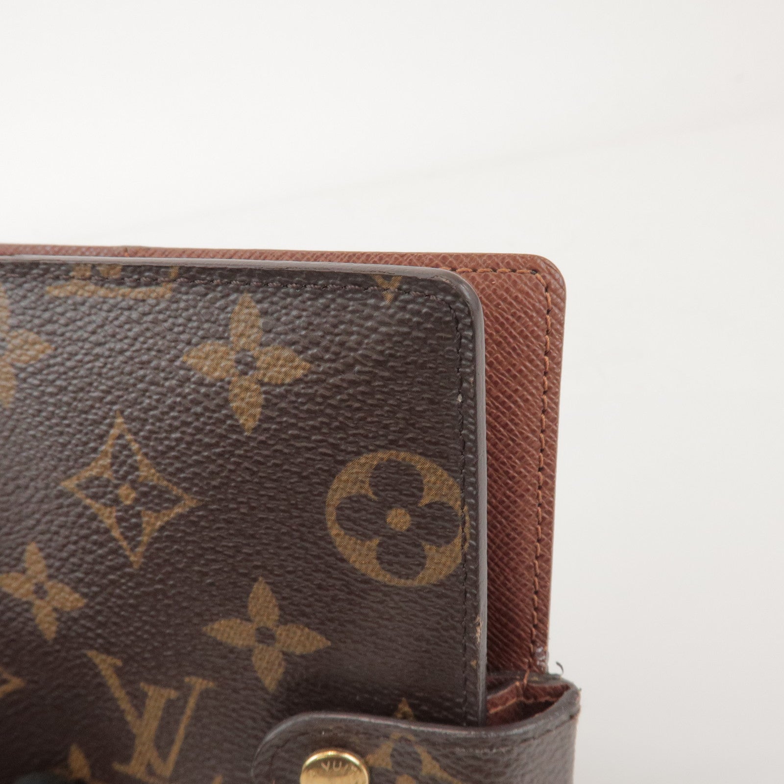 Louis Vuitton Monogram Agenda PM Planner Cover Brown R20005