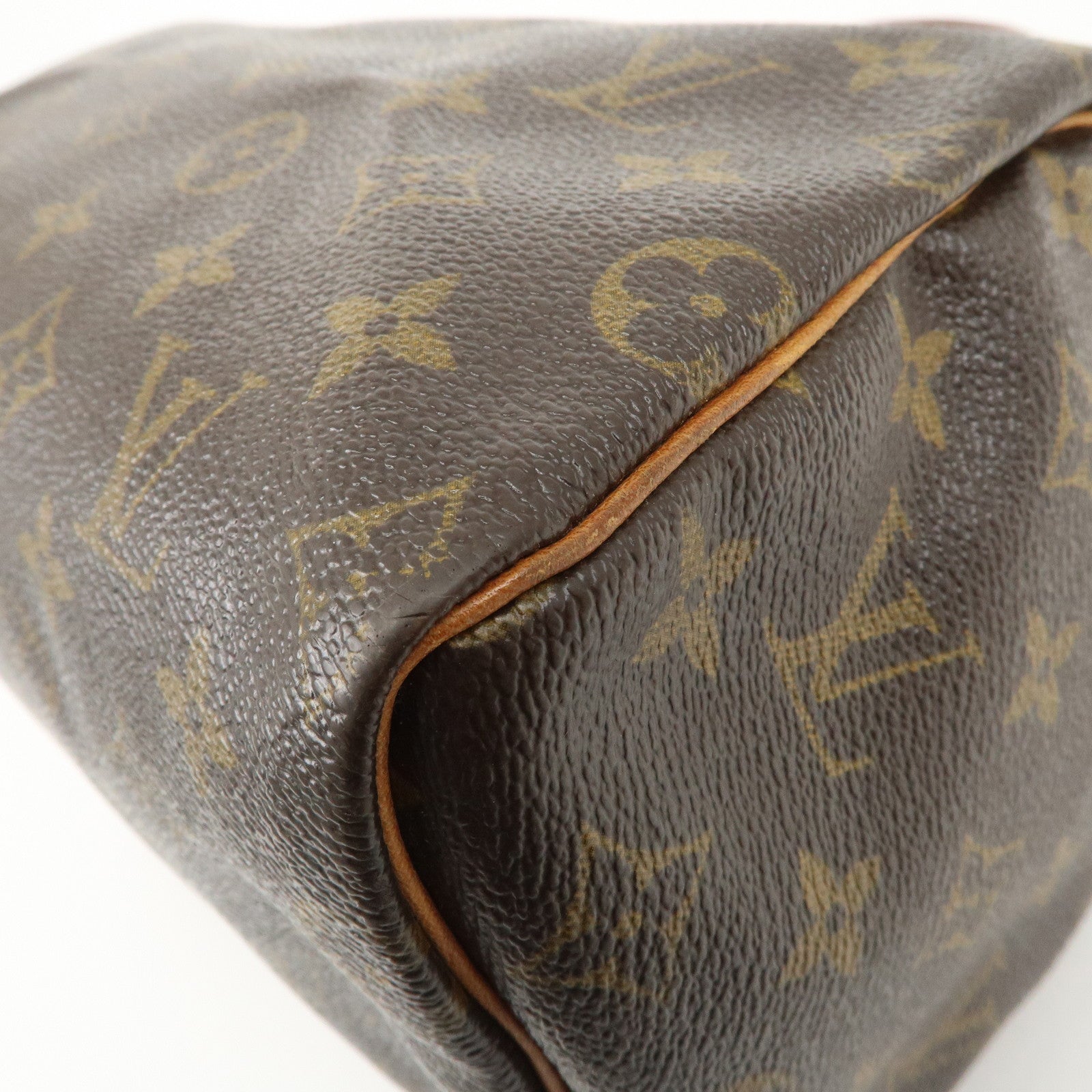Louis Vuitton Monogram Speedy 25 Hand Bag Boston Bag Brown M41528 Used