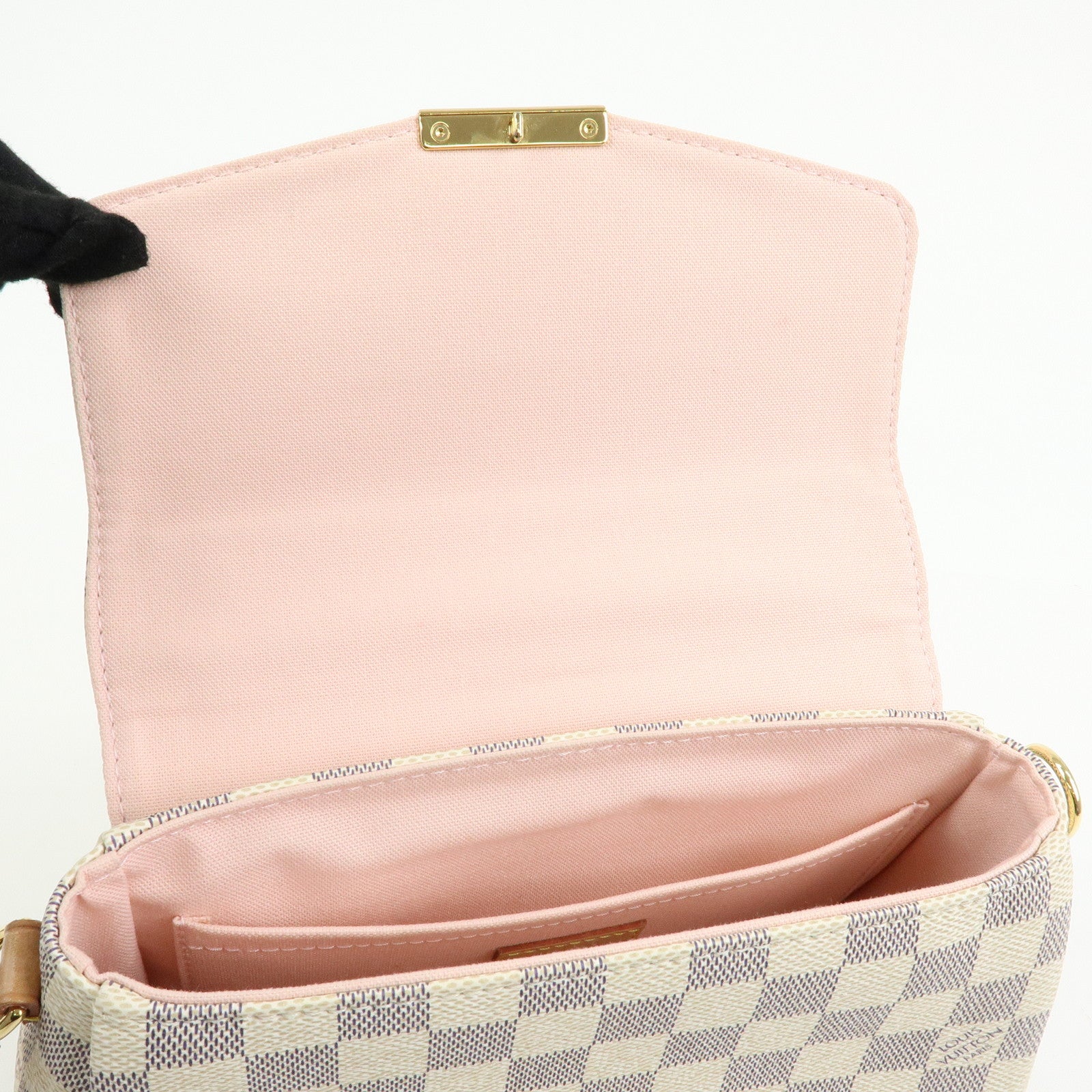 Louis Vuitton Damier Azur Croisette Canvas Leather 2Way Bag N41581