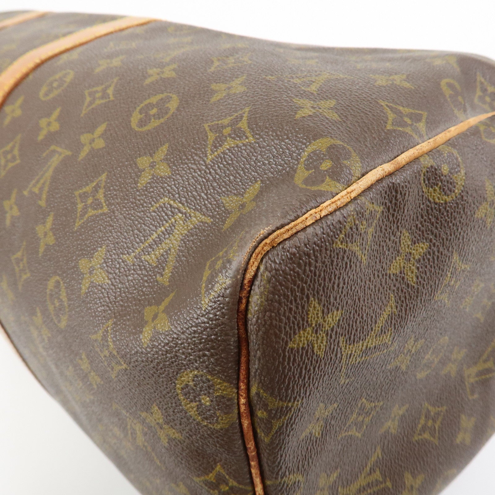 Louis Vuitton Monogram Keep All 55 Boston Bag Brown M41424