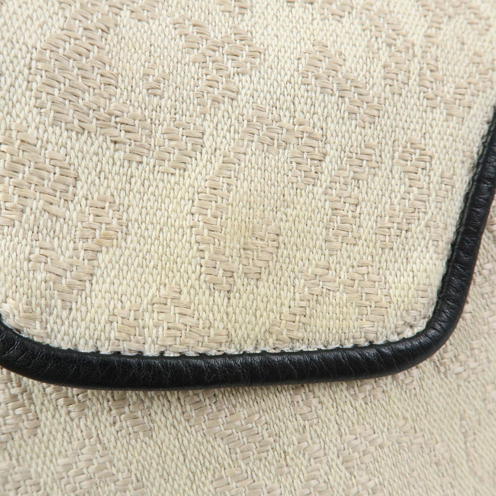 Chloe See By Chloe Canvas Leather Shoulder Bag Ivory Black