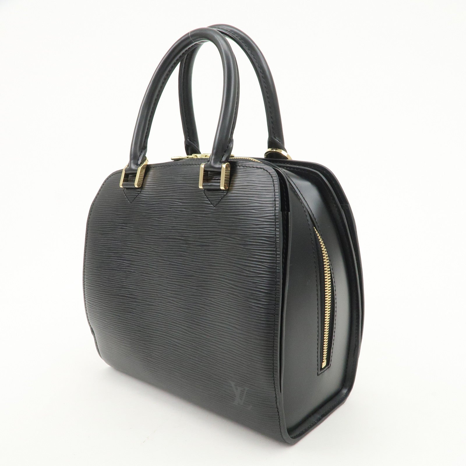 Louis Vuitton Epi Leather Pont Neuf Hand Bag Black Noir M52052