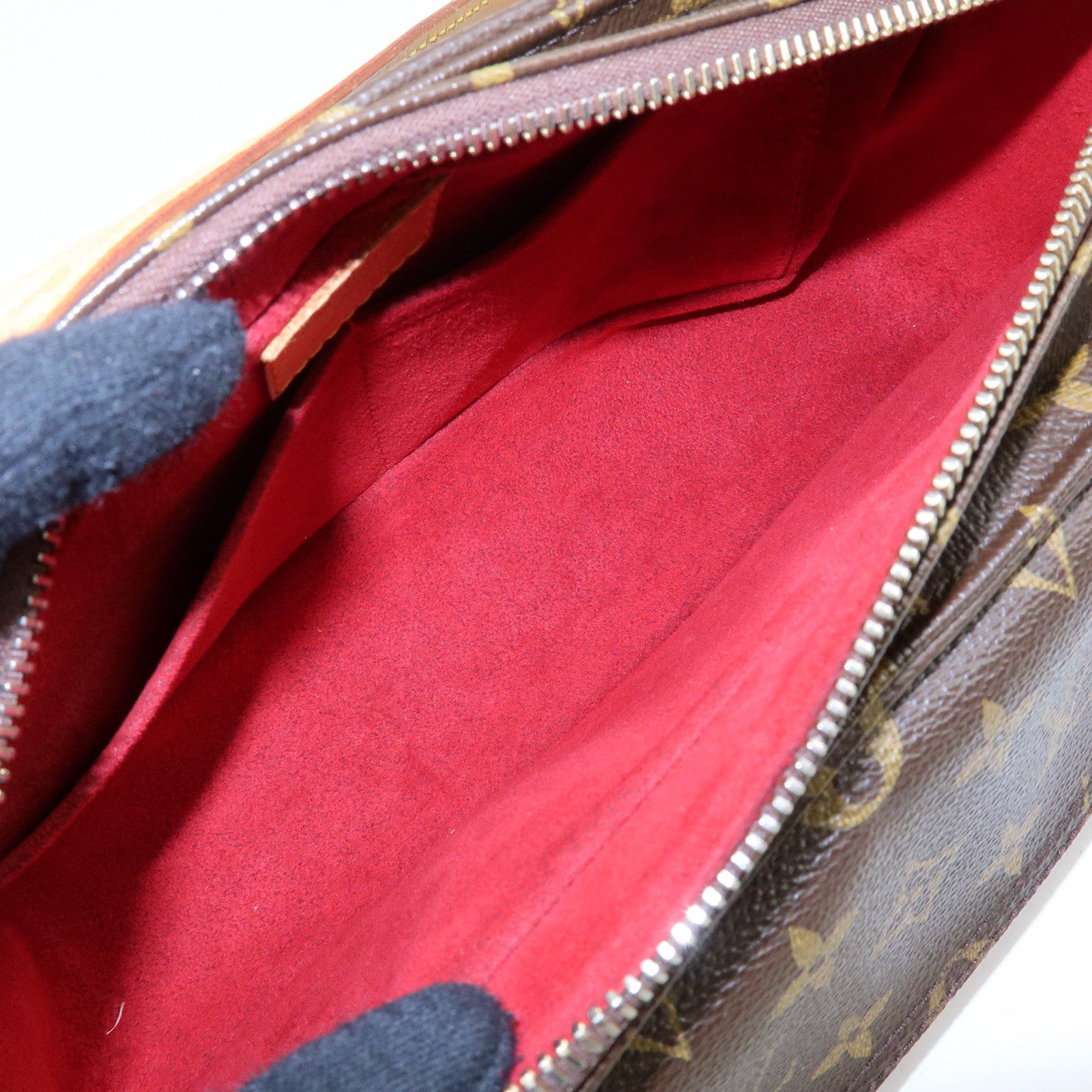 Louis Vuitton Monogram Vivacite Shoulder Bag Hand Bag Brown M51164