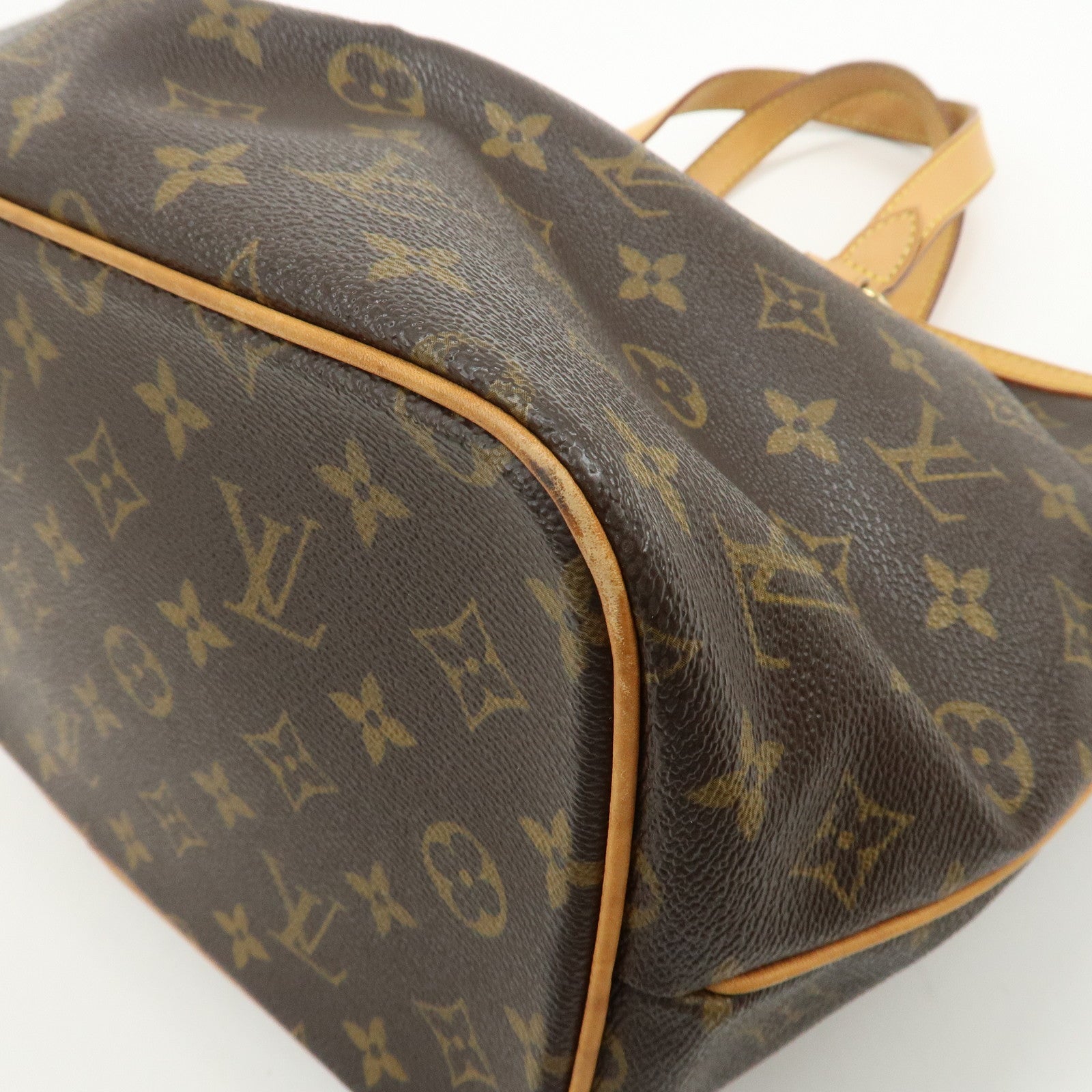 Louis Vuitton Monogram Palermo PM 2Way Hand Bag Brown M40145