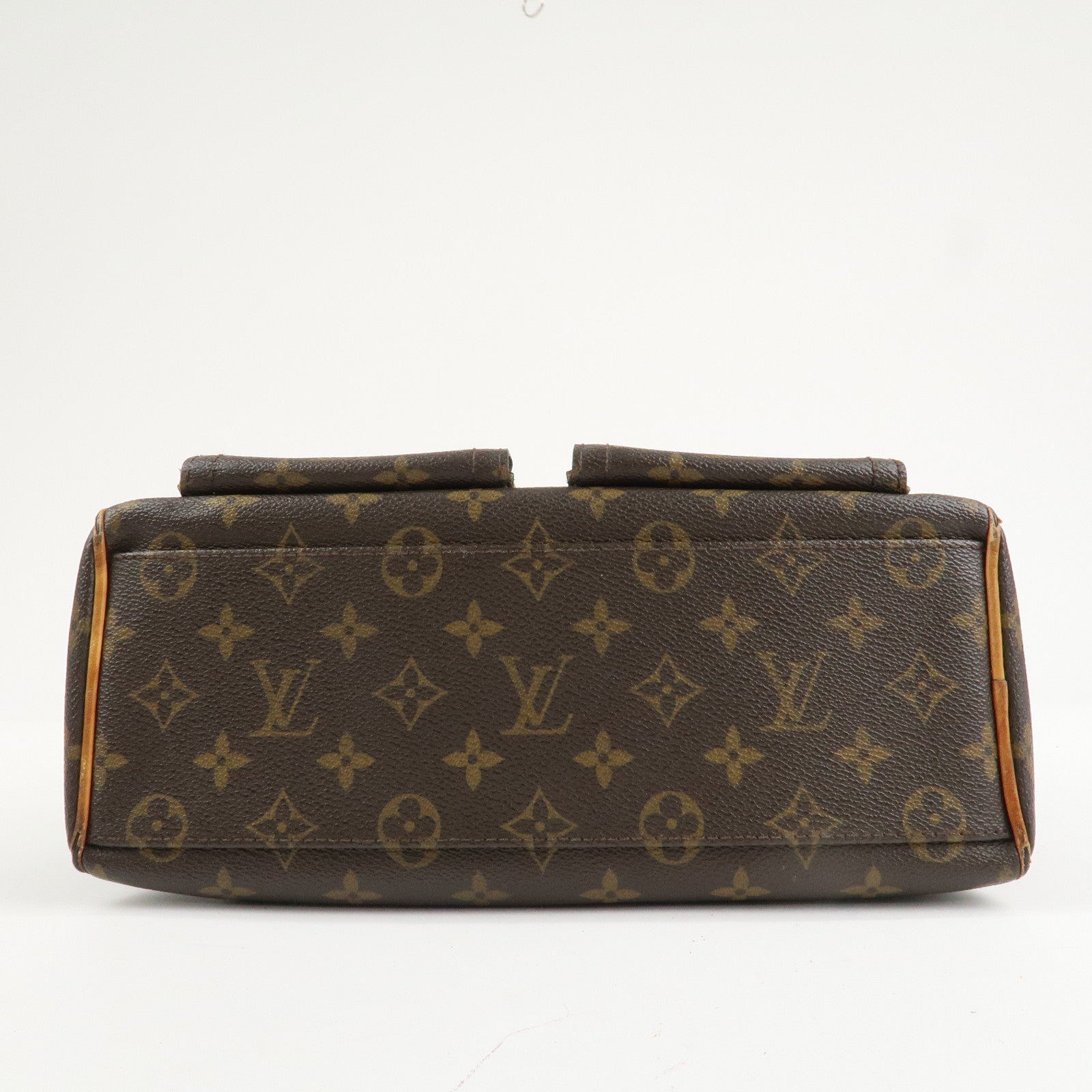 Louis Vuitton Monogram Manhattan PM Hand Bag Brown M40026 Used