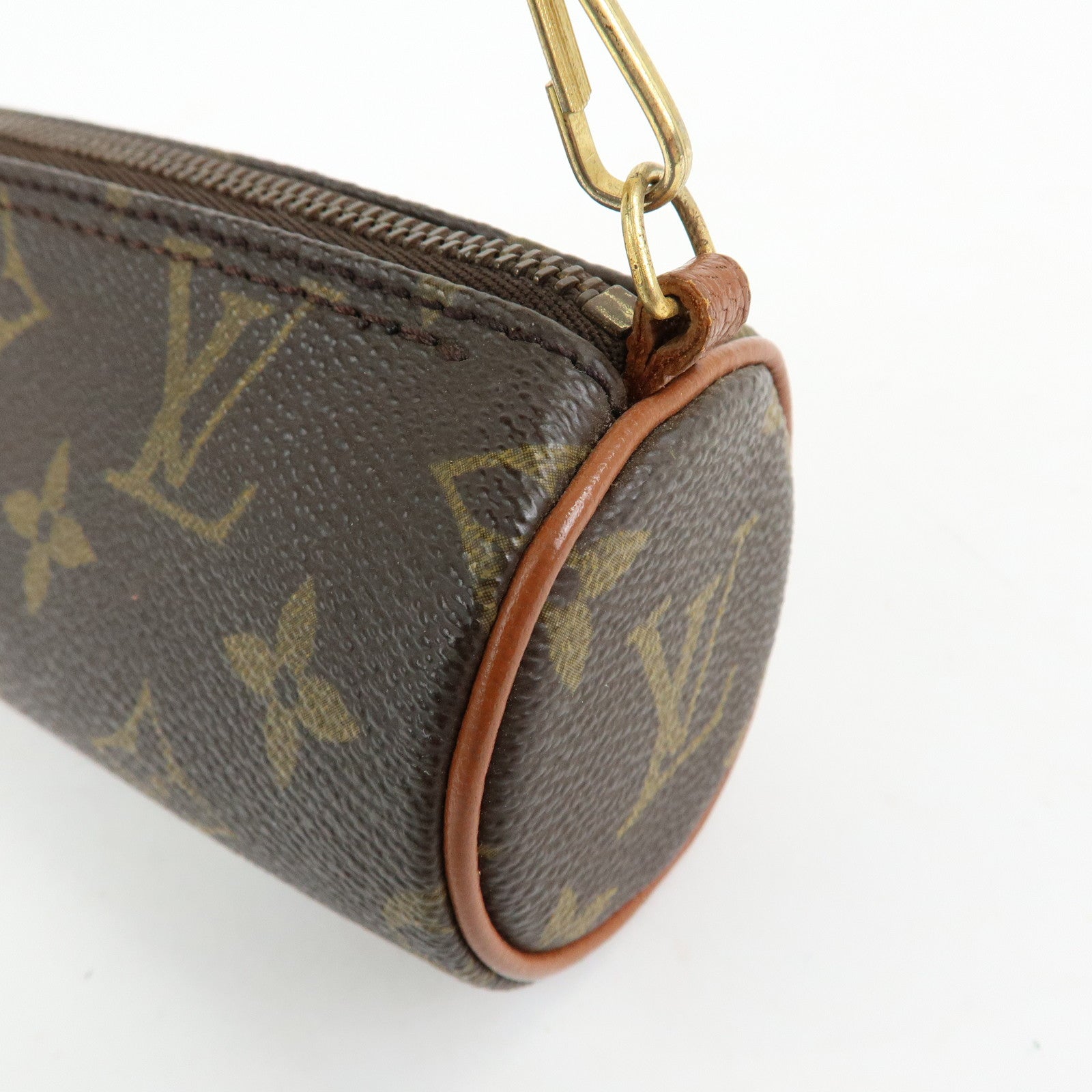 Louis Vuitton Monogram Canvas Mini Pouch for Papillon Bag Brown