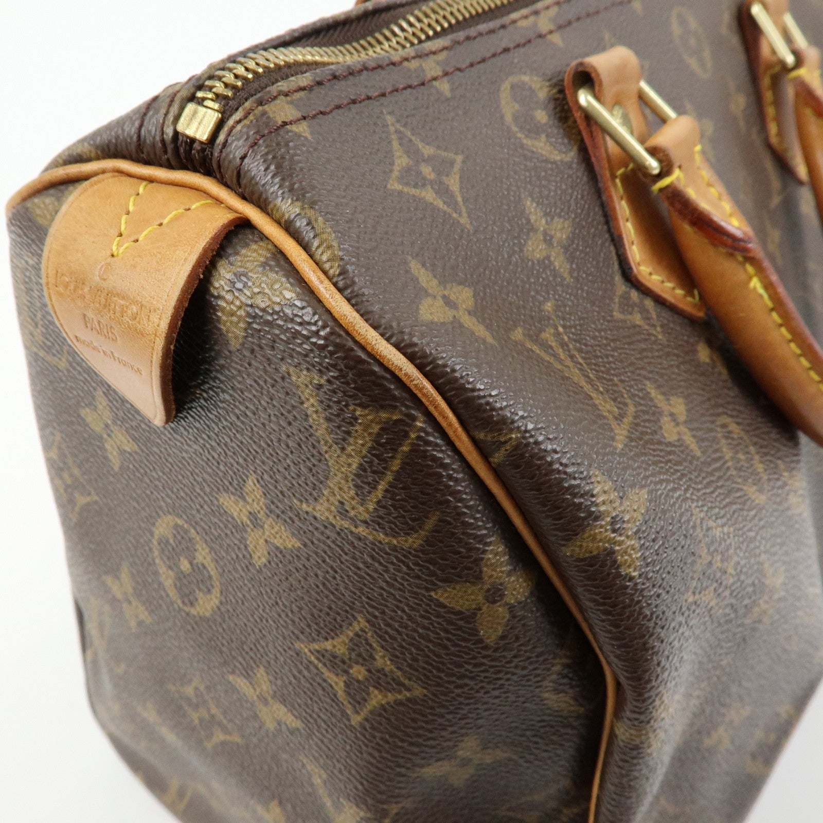 Louis Vuitton Monogram Speedy 30 Boston Bag Hand Bag Brown M41526