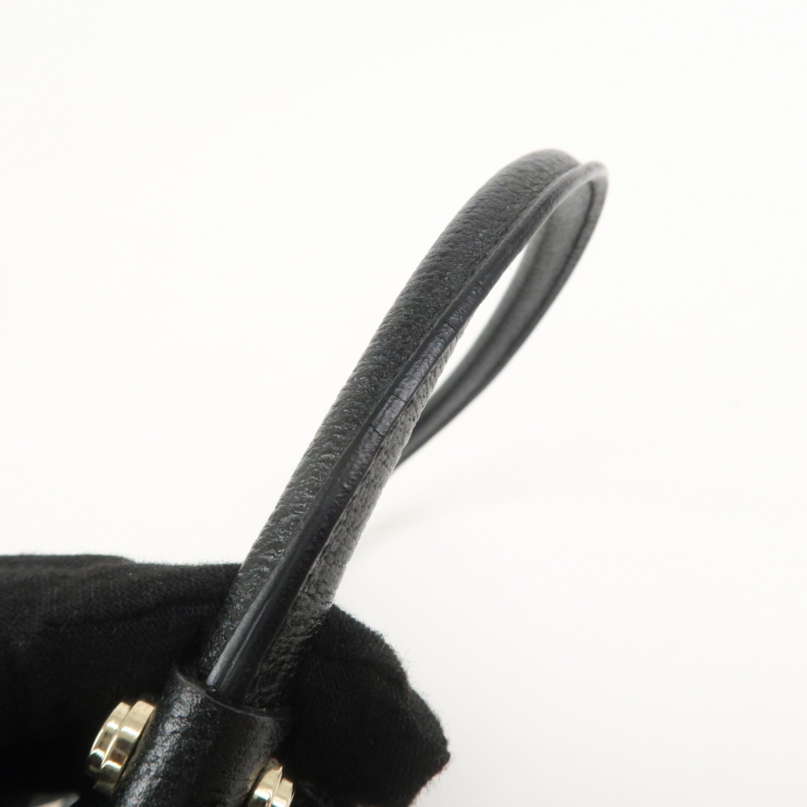 GUCCI Abbey GG Canvas Leather Shoulder Bag 130939