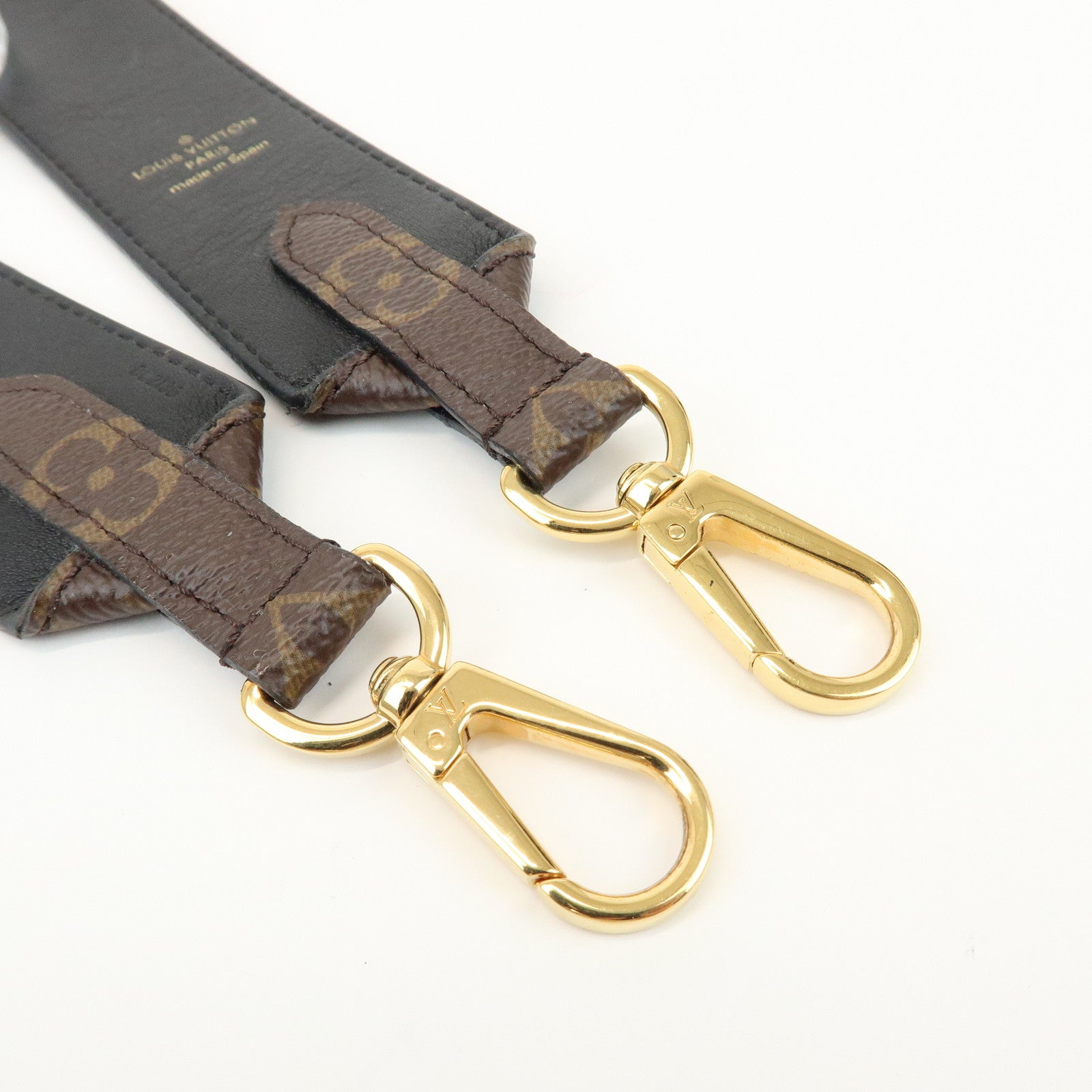 Louis Vuitton Monogram Canvas Calf Leather Shoulder Strap J02288