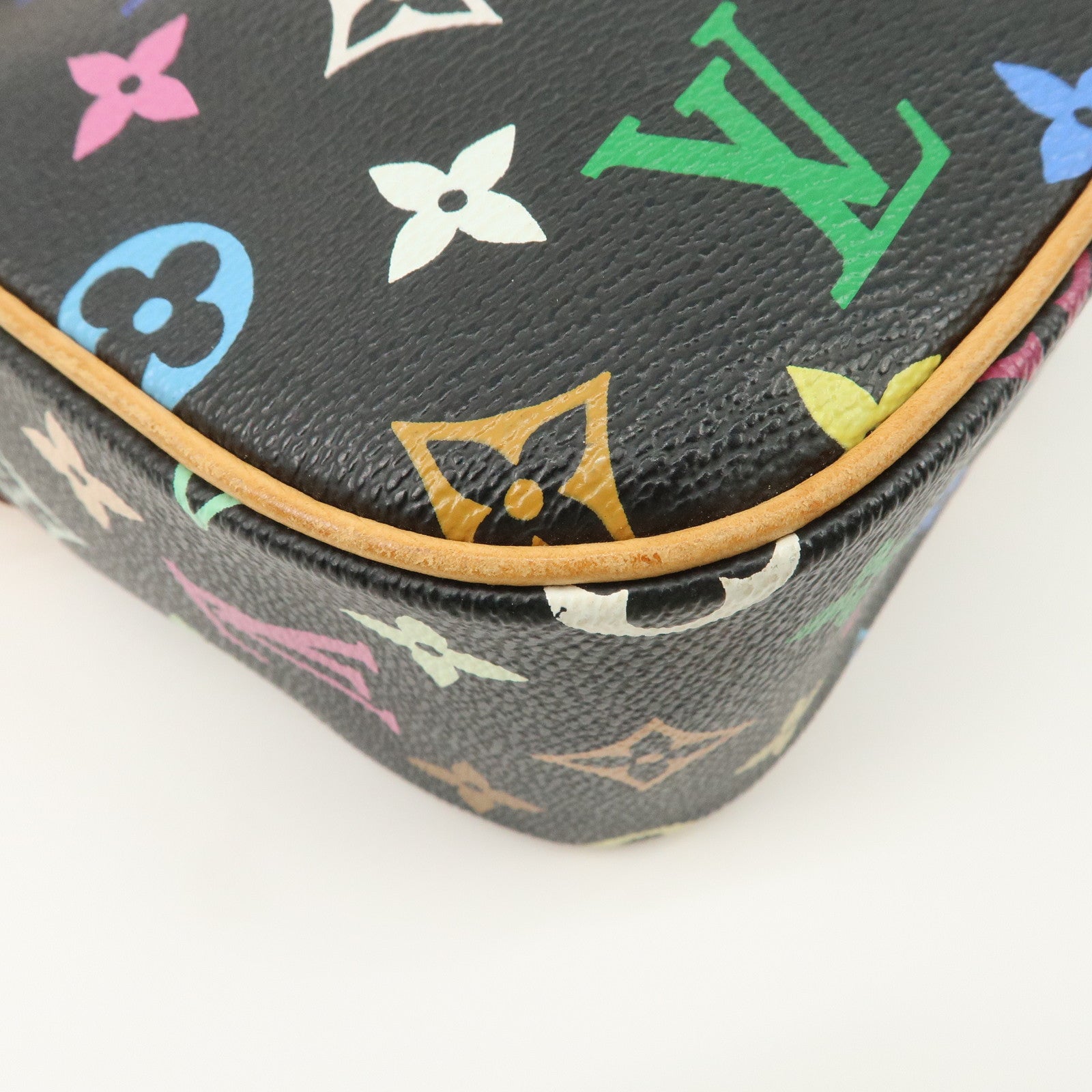 Louis Vuitton Monogram Multicolor Sologne Shoulder Bag Noir M92639 Used