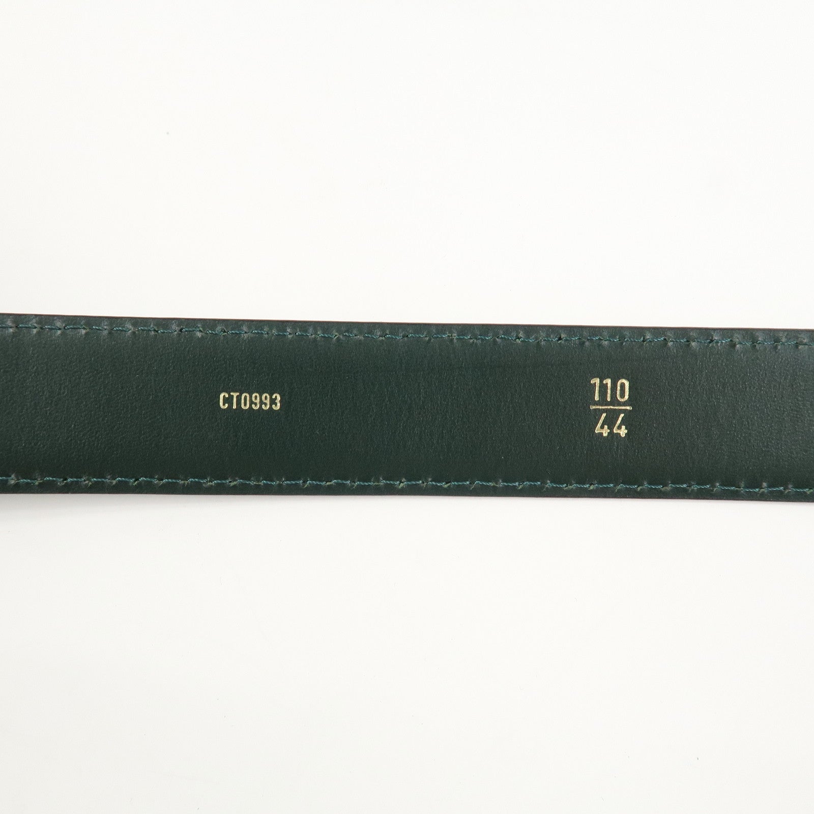 Louis Vuitton Taiga Leather Ceinture Belt Epicea M6845V