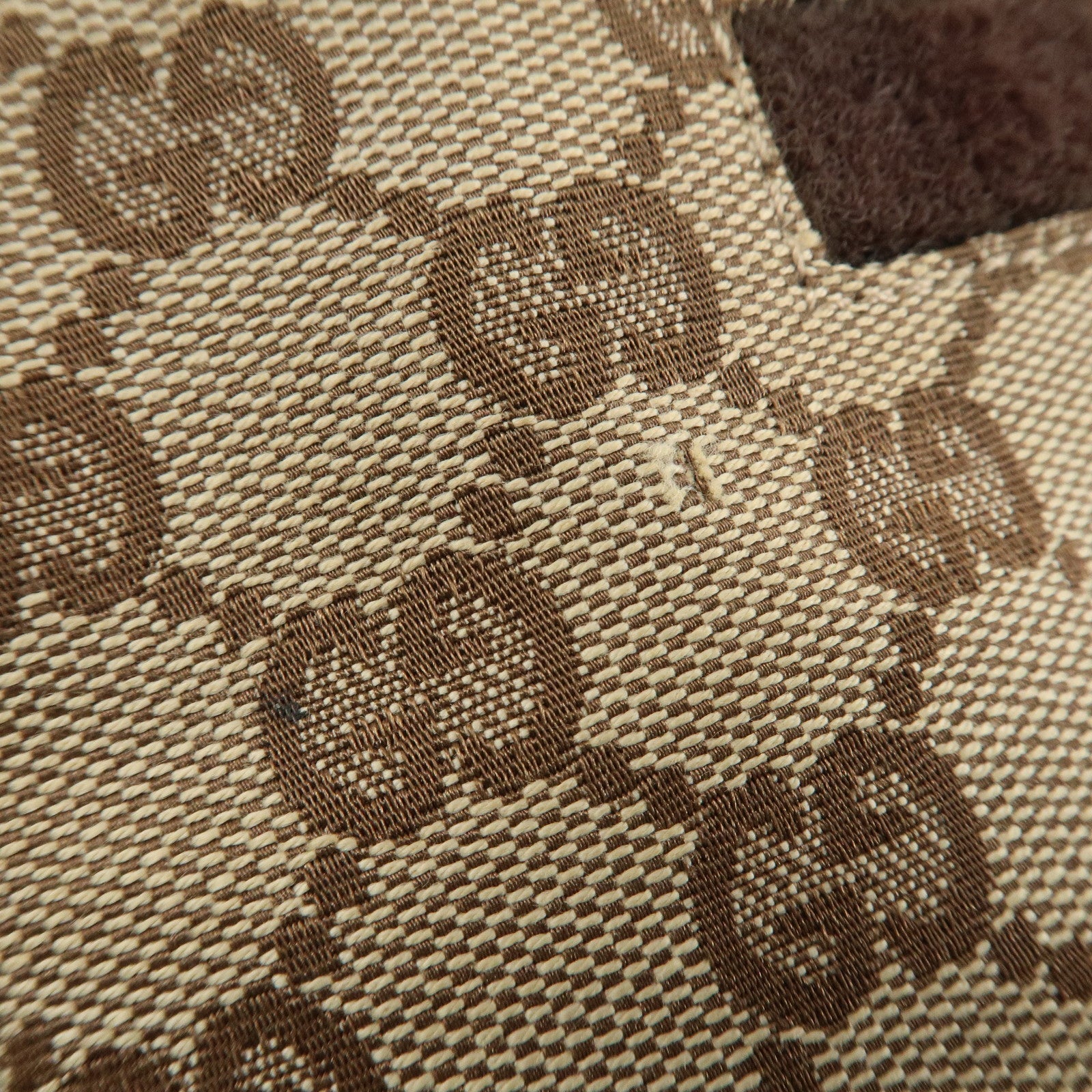 GUCCI GG Canvas Leather Waist Bag Crossbody Bag Beige Brown 28566 Used