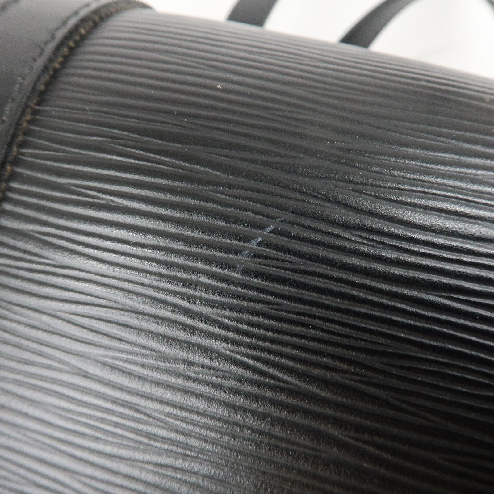 Louis Vuitton Epi Soufflot Hand Bag Shoulder Bag Noir Black M52862