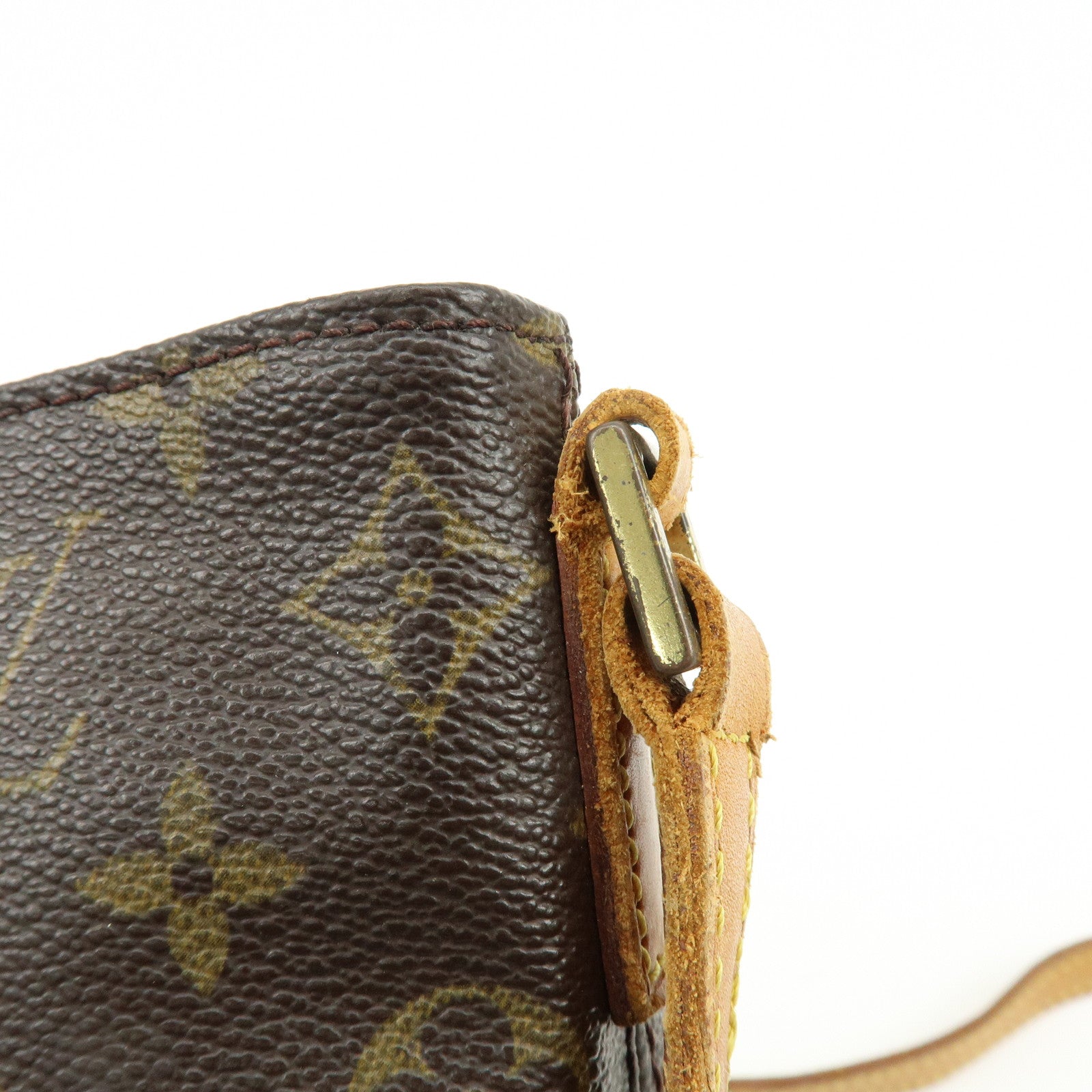 Louis Vuitton Monogram Trotteur Canvas Shoulder Bag Brown M51240