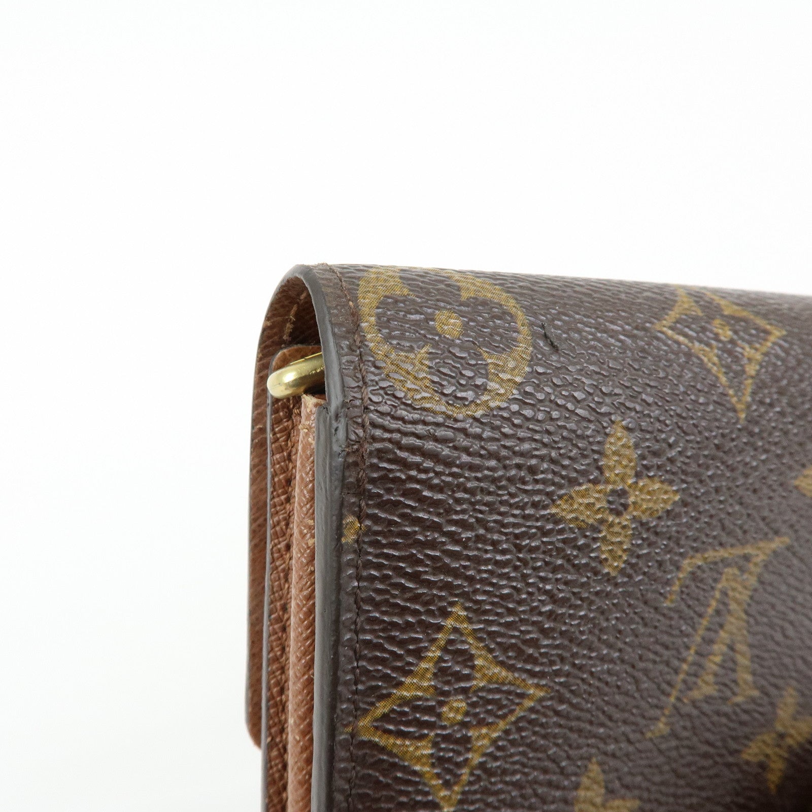 Louis Vuitton Monogram Portefeuille Sarah Long Wallet Brown M61734