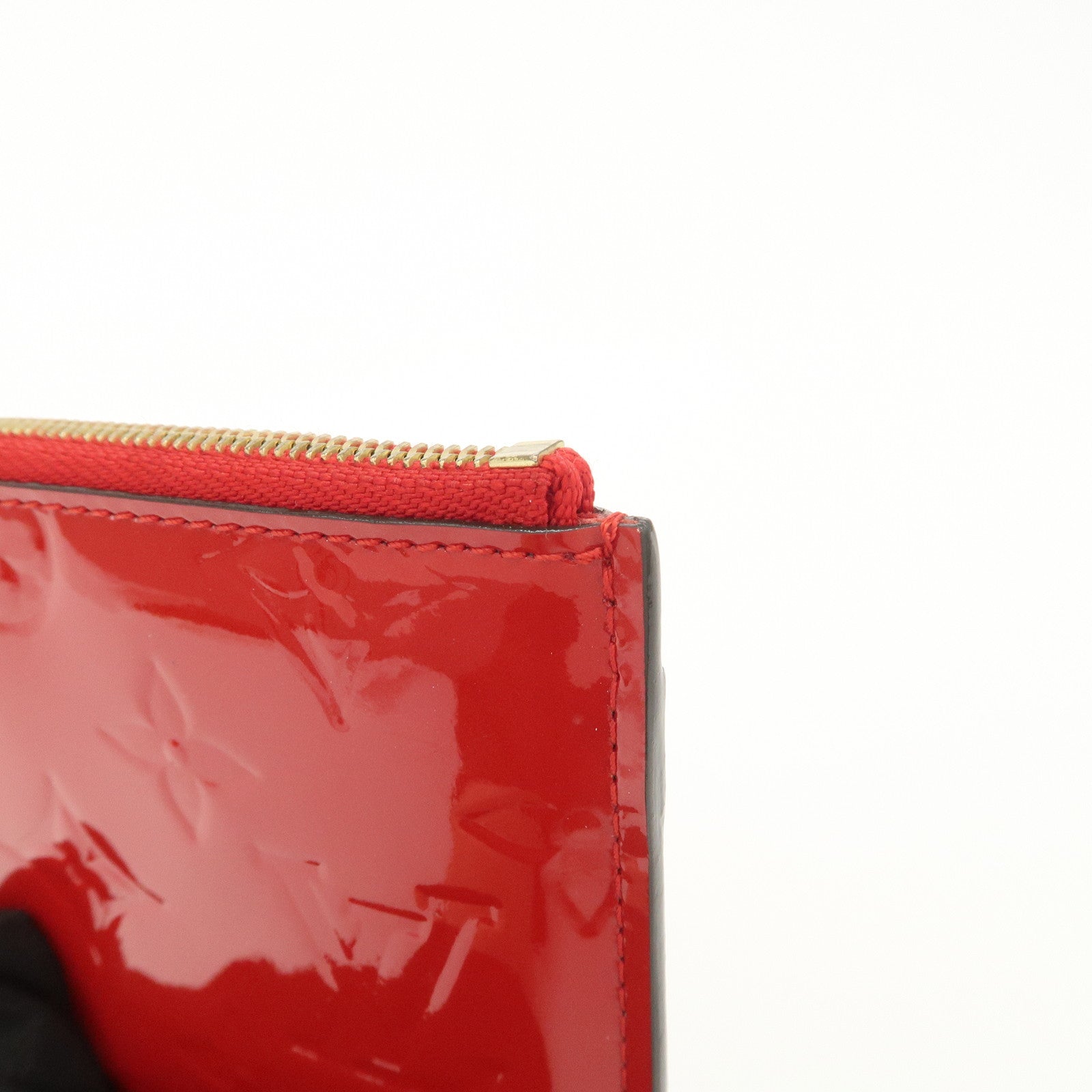 Louis Vuitton Monogram Vernis Pochette Cles NM Cerise M90214