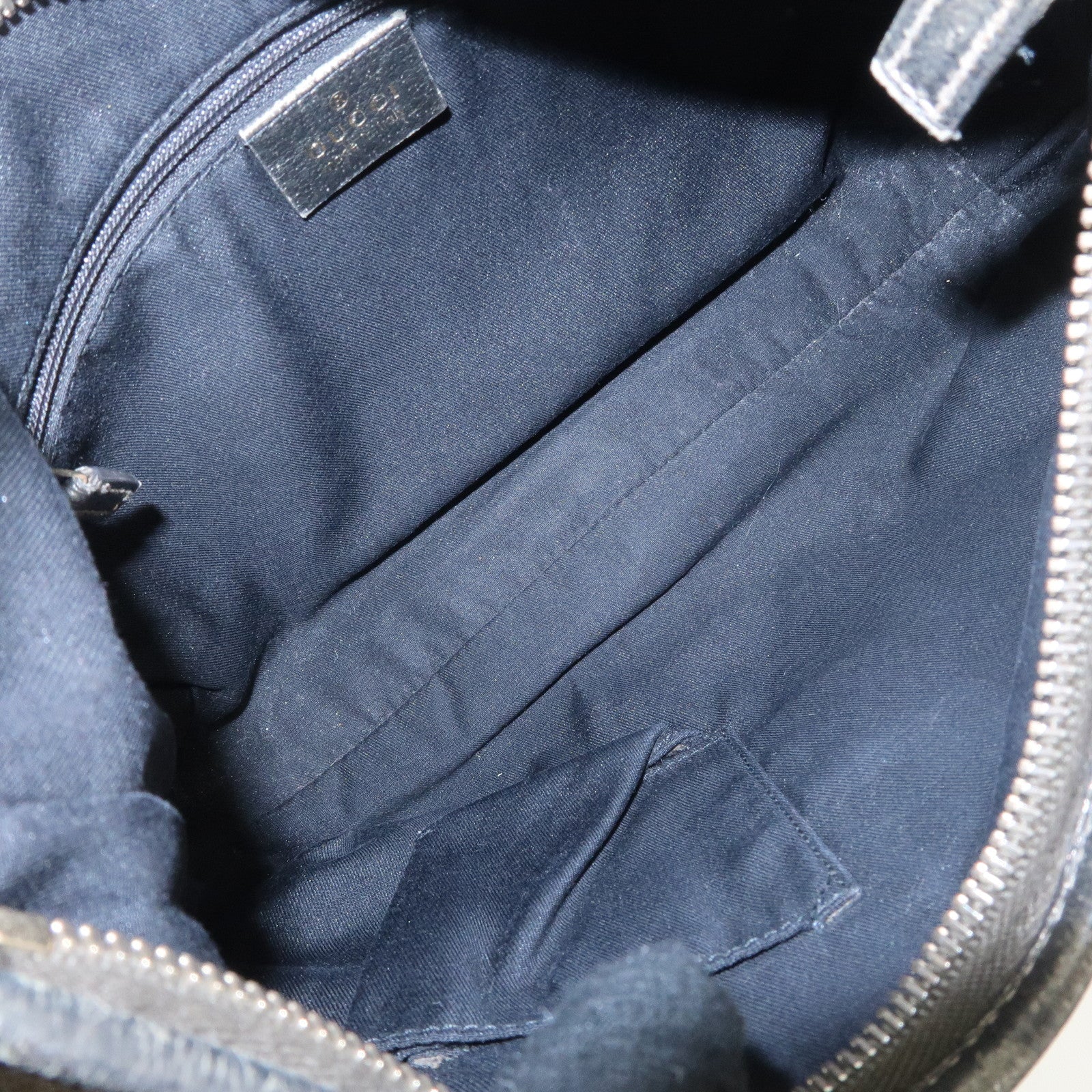 GUCCI Abbey GG Canvas Leather Shoulder Bag Beige Bronze 130738 Used