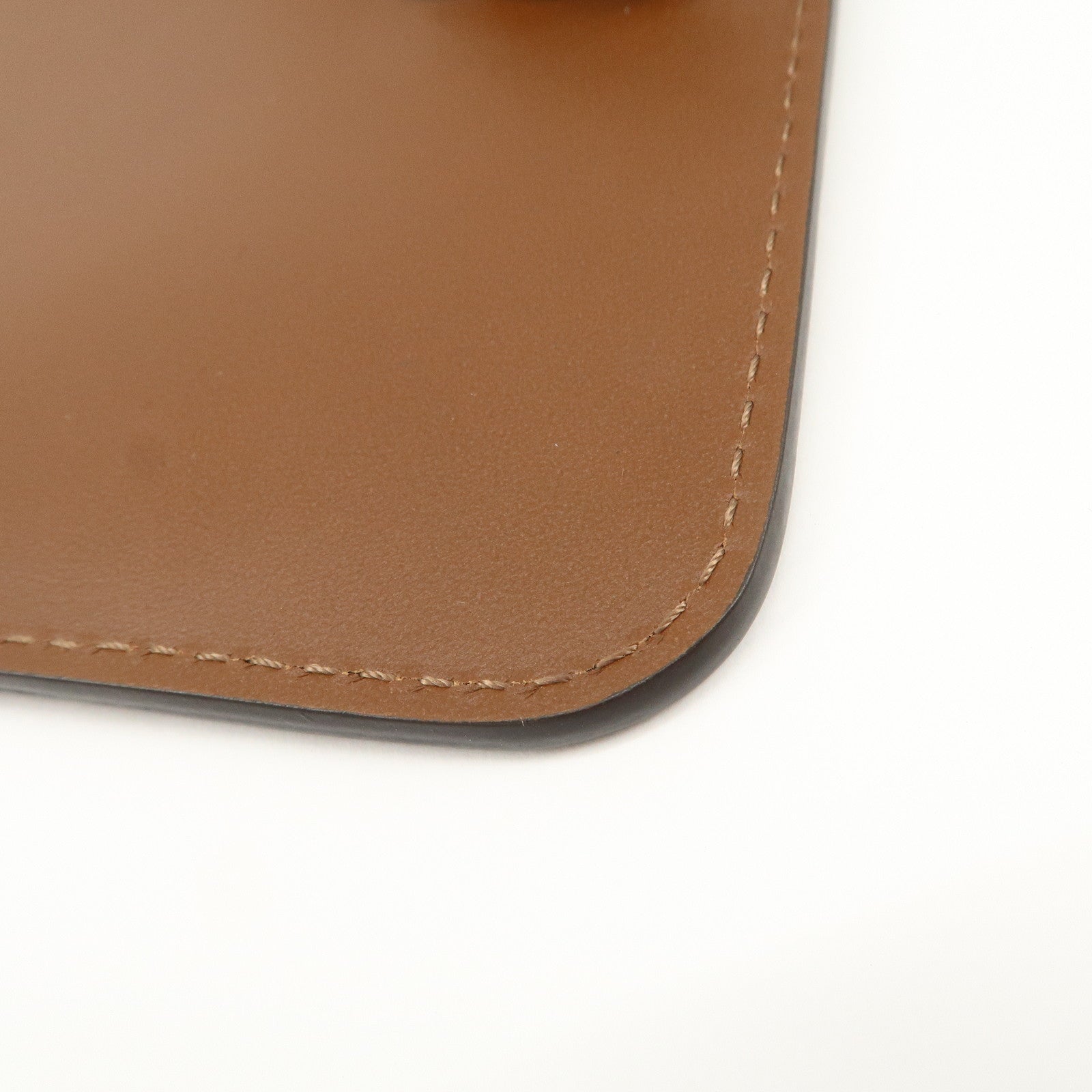 Louis Vuitton Mahina Leather Pouch for Hina PM Brown Used