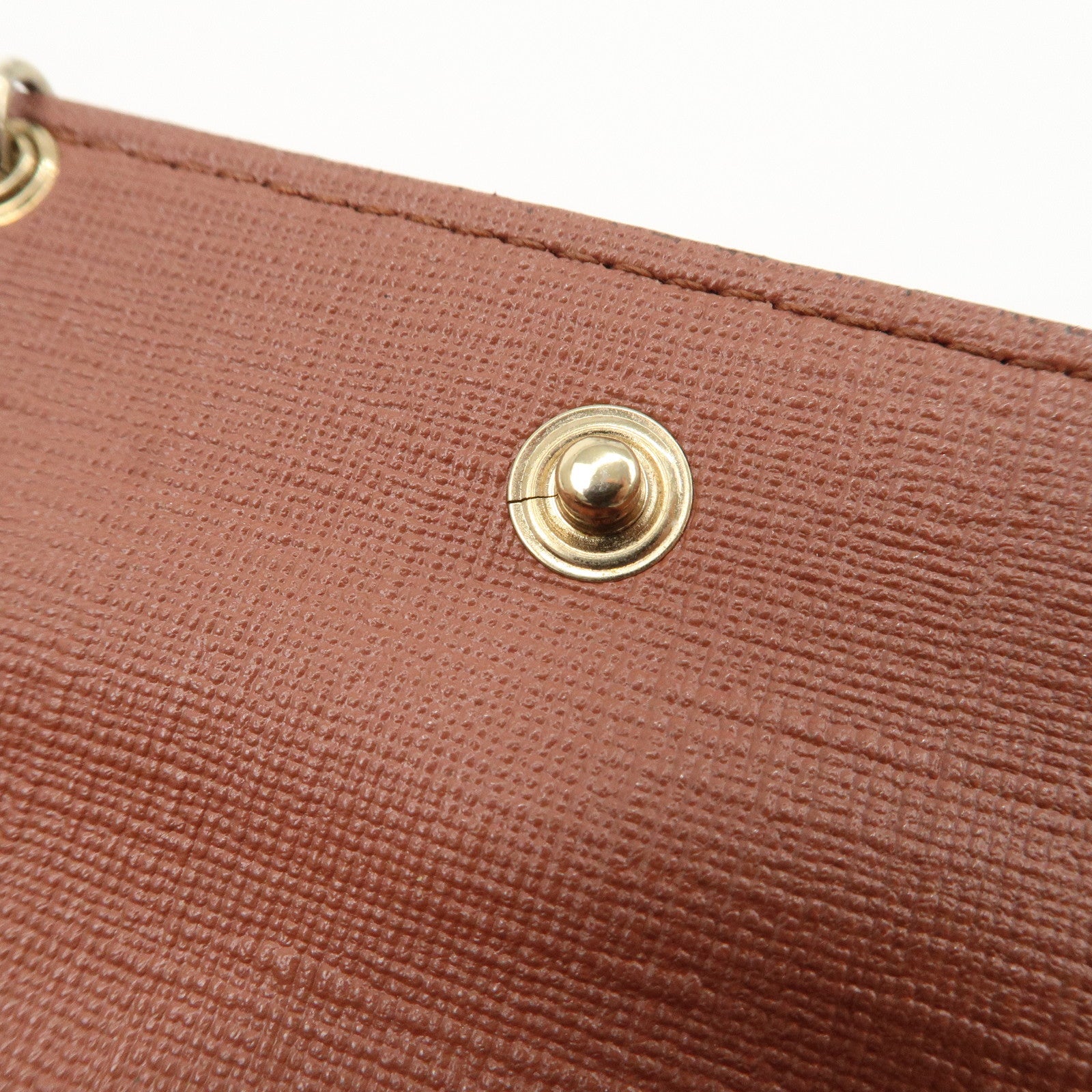 GUCCI Interlocking G GG Supreme Star Tri-Fold Compact Wallet 212106 Used