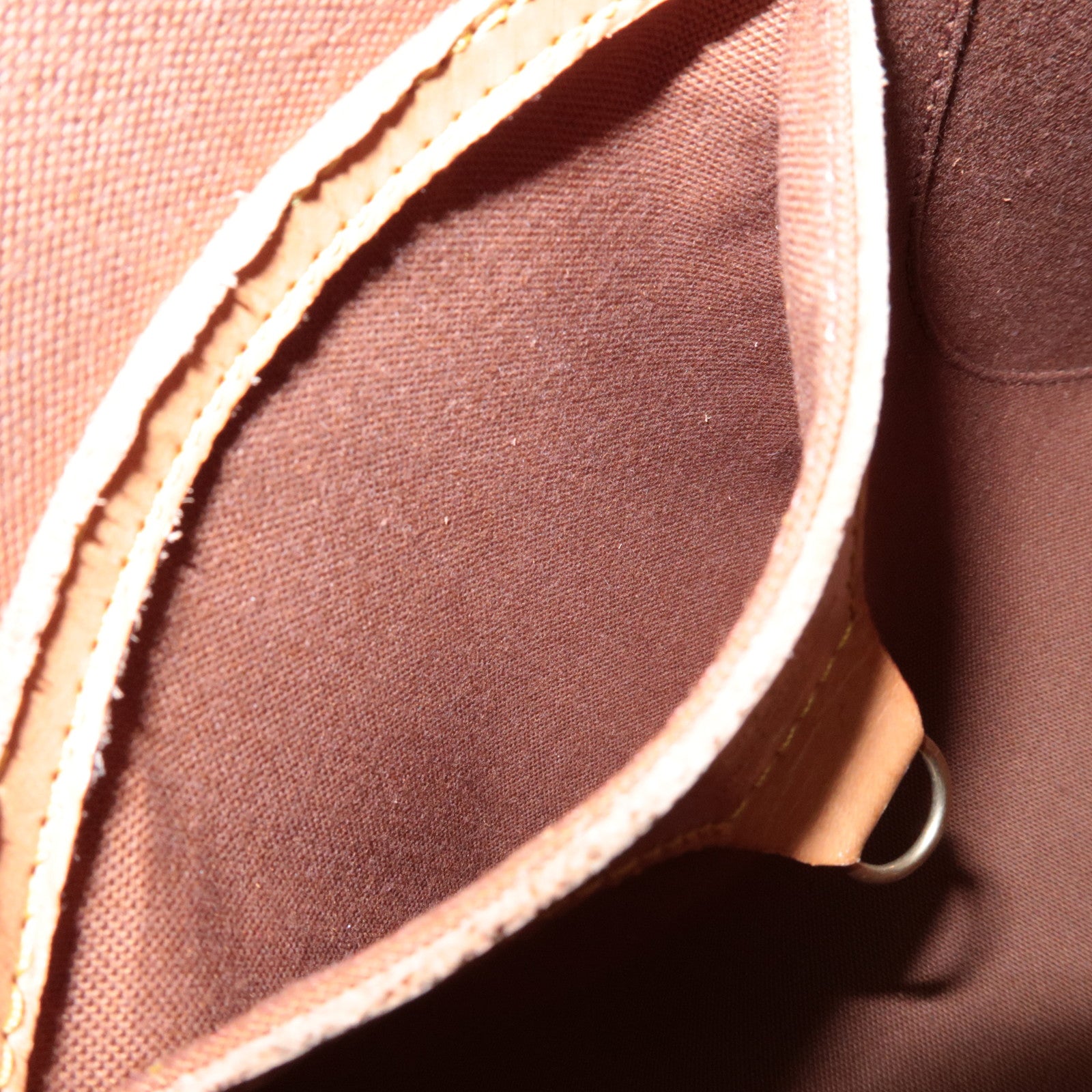 Louis Vuitton Monogram Ellipse MM Hand Bag Brown M51126 Used