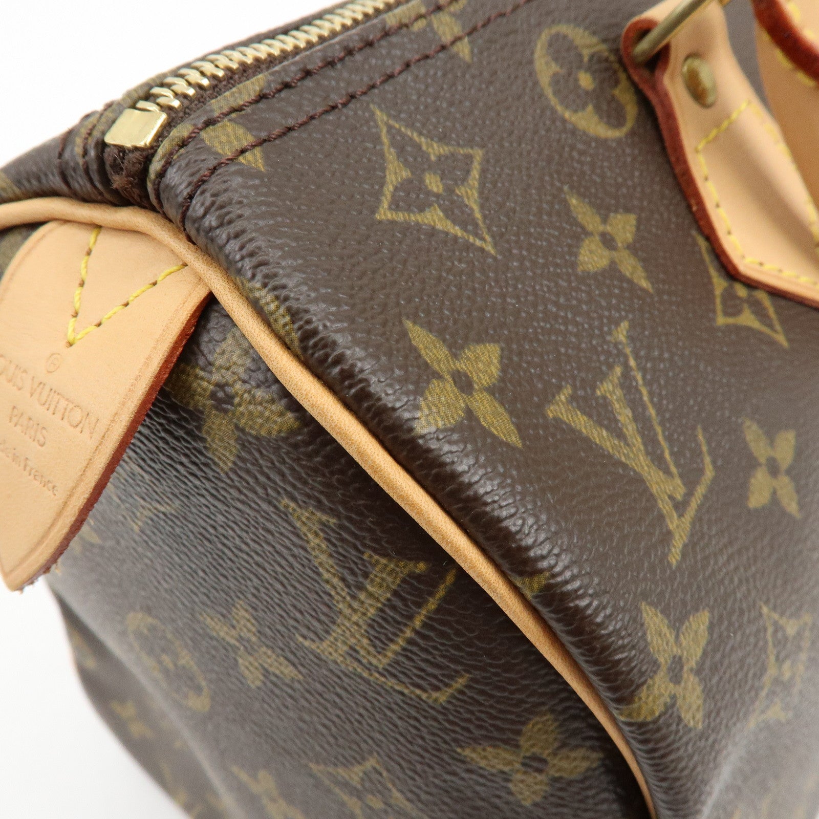 Louis Vuitton Monogram Speedy 30 Boston Bag Hand Bag Brown M41526
