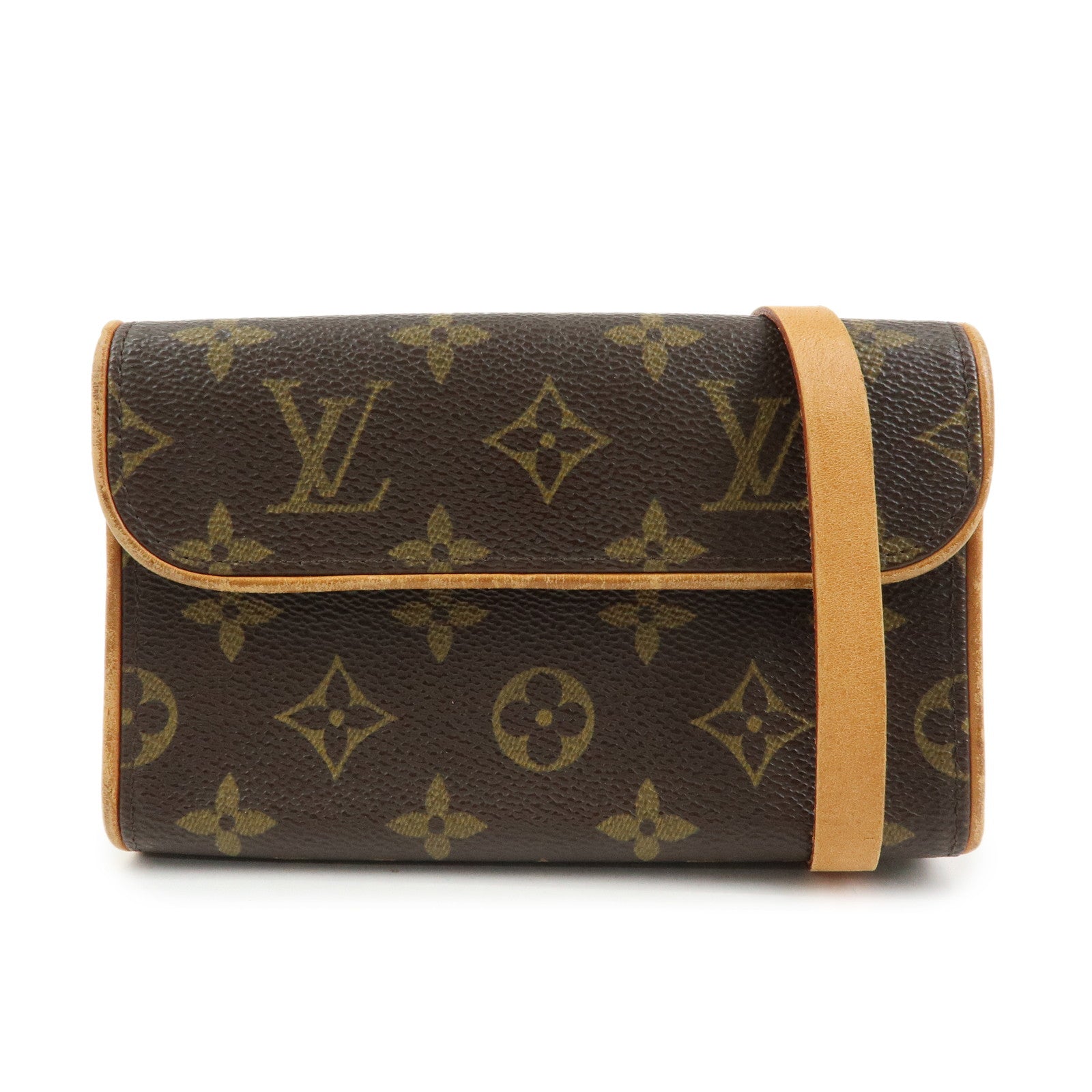 Louis Vuitton Monogram Pochette Florentine Waist Bag Belt XS M51855