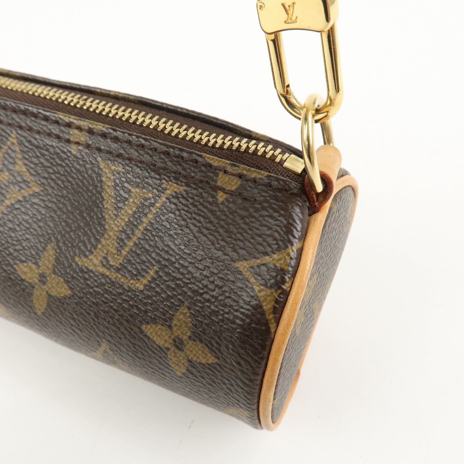 Louis Vuitton Monogram Mini Pouch for Papillon Bag Brown