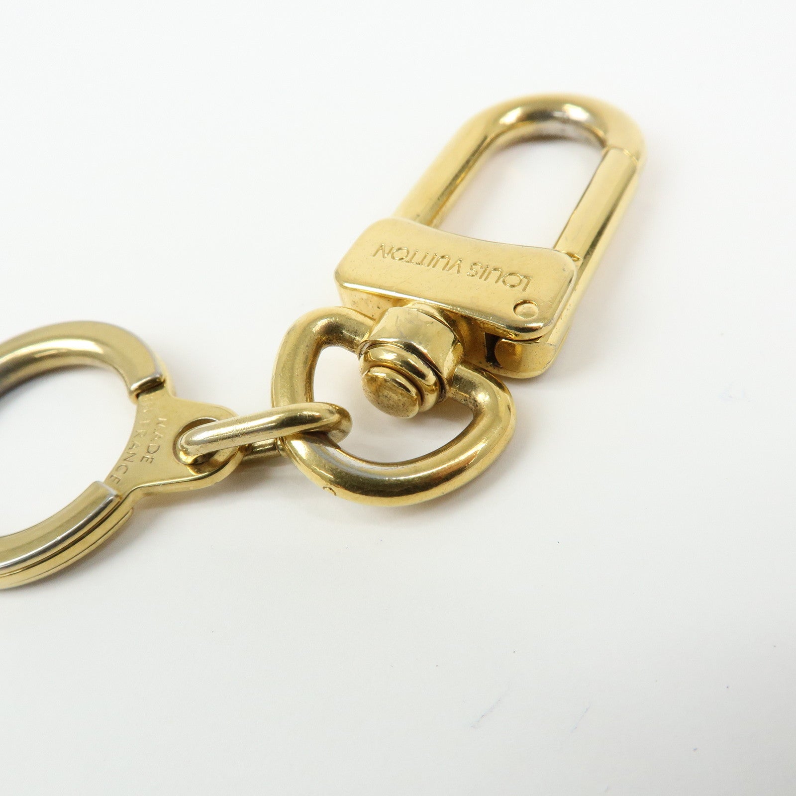 Louis Vuitton Ano Cles Key Chain Bag Chram Gold M62694