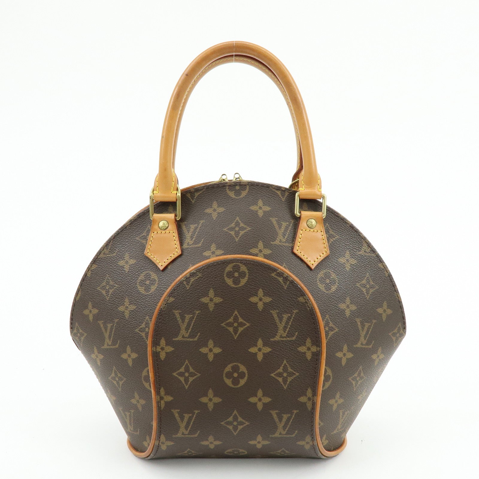 Louis Vuitton Monogram Ellipse PM Hand Bag Brown M51127