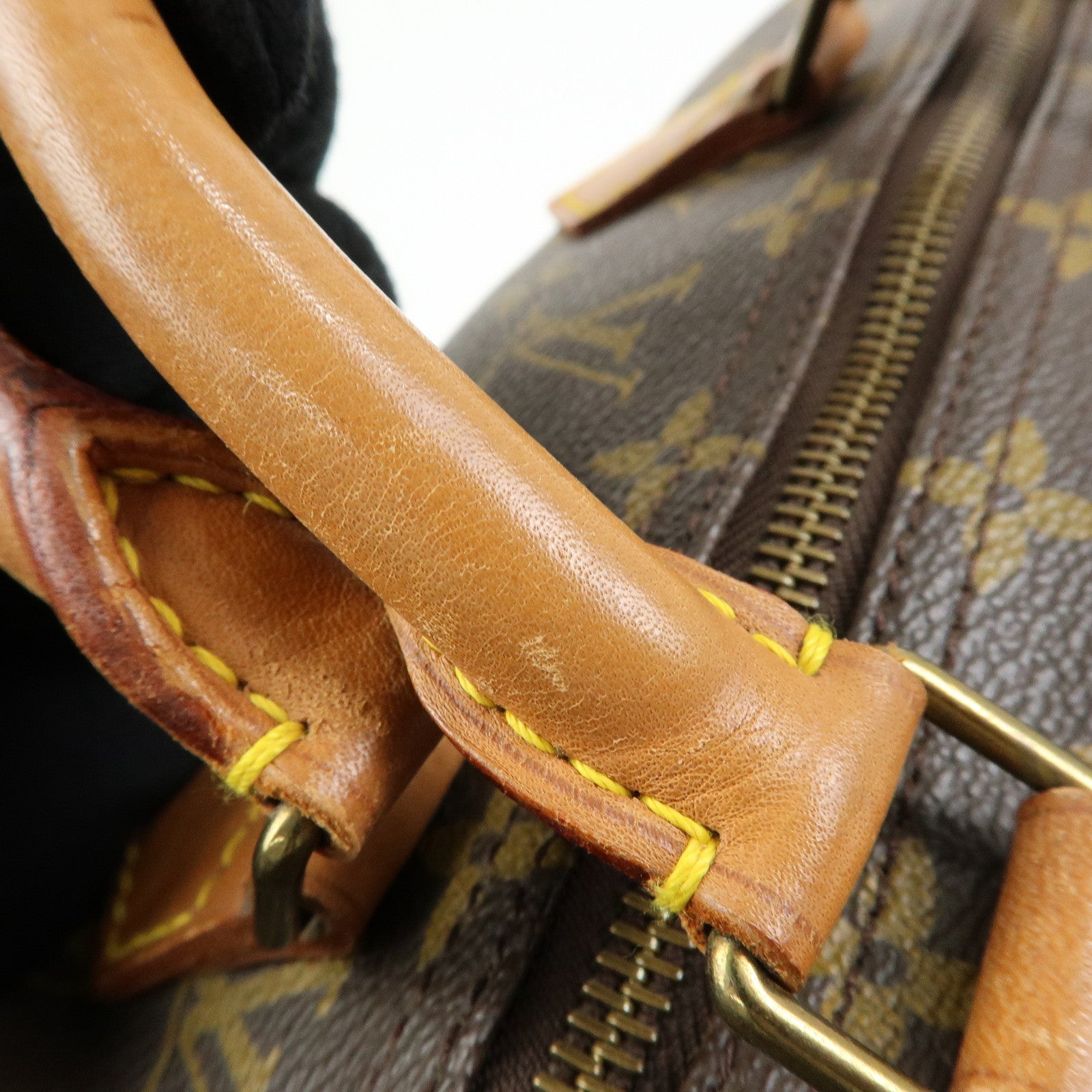 Louis Vuitton Monogram Speedy 40 Hand Bag Boston Bag Brown M41522