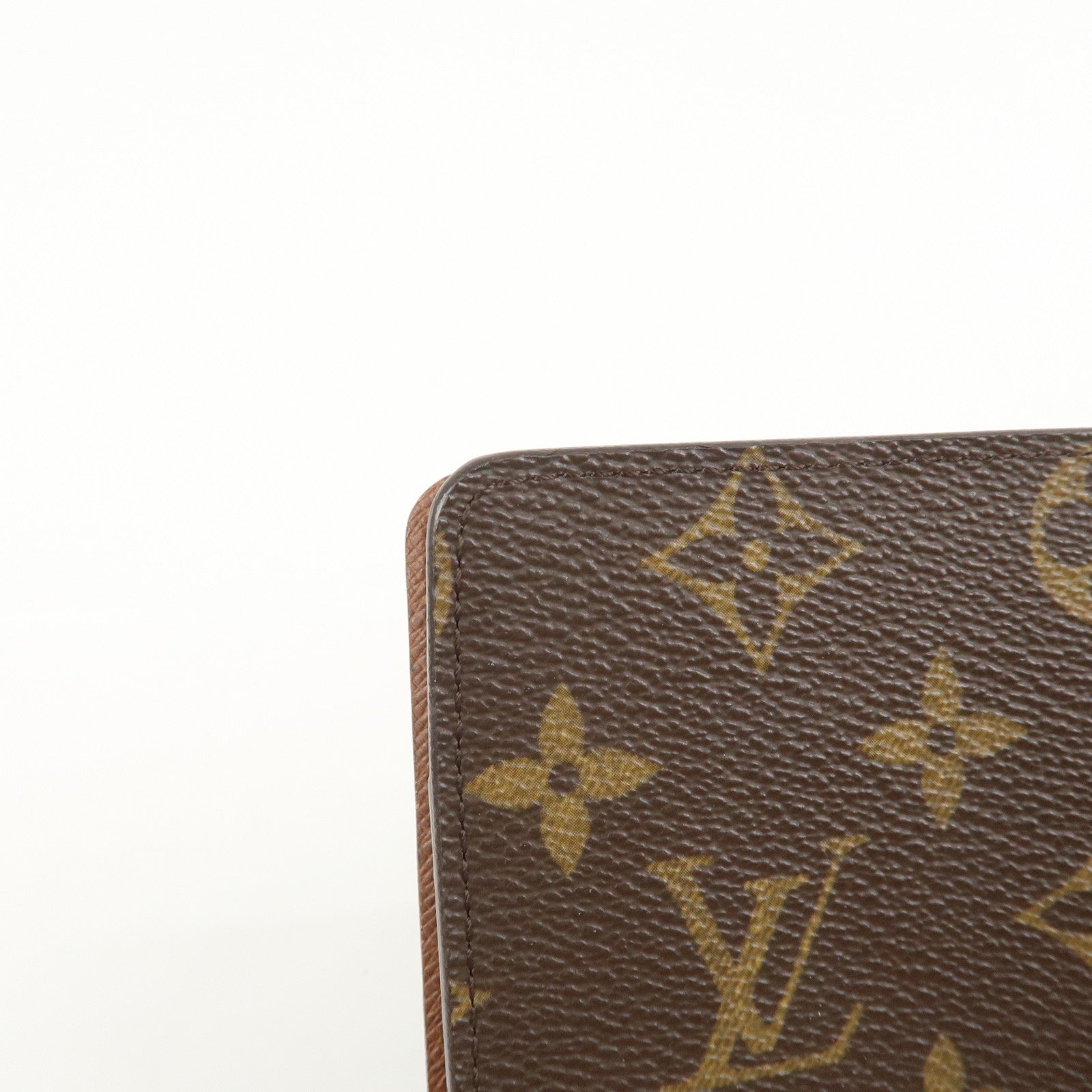 Louis Vuitton Monogram Canvas Agenda MM Planner Cover Brown R20105