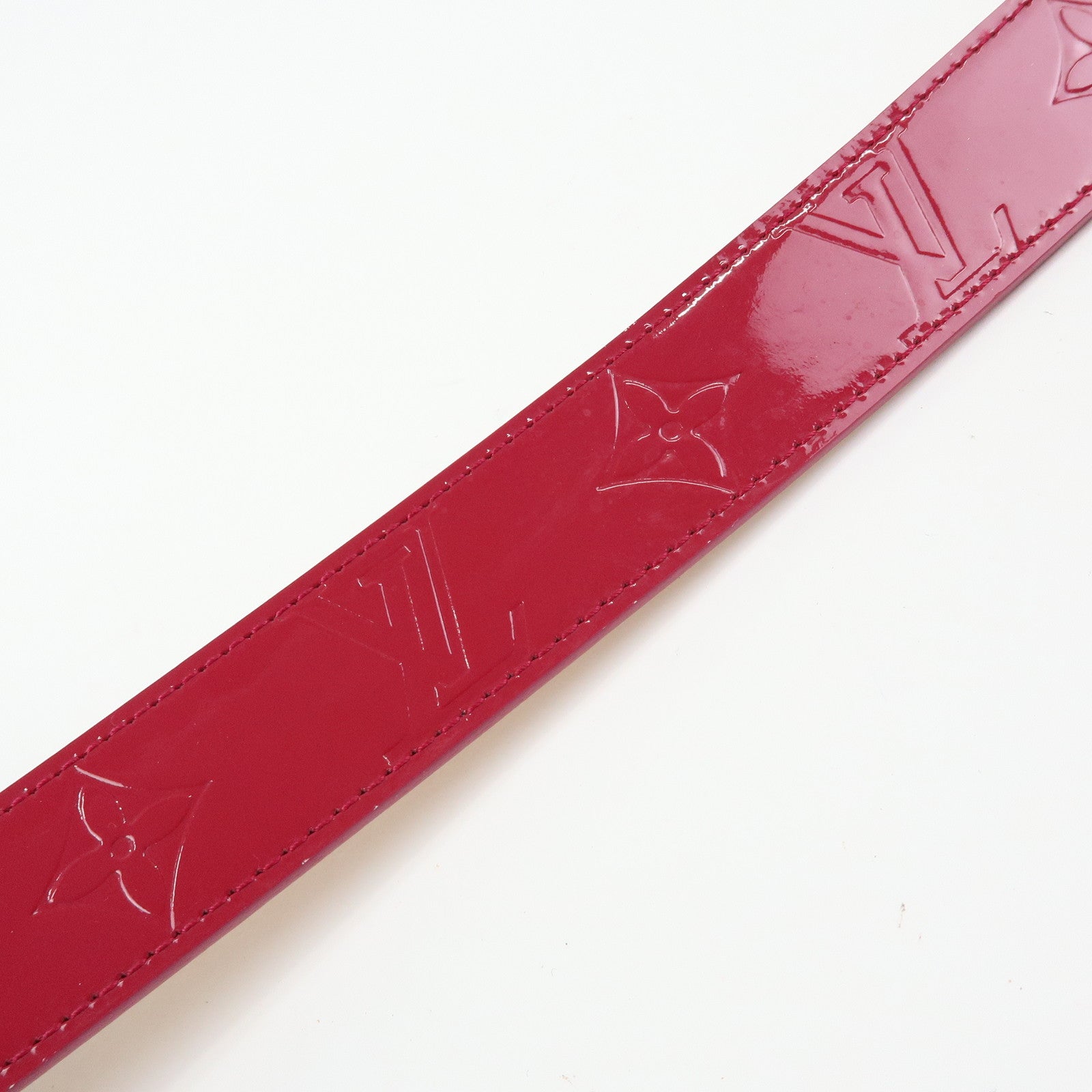 Louis Vuitton Monogram Vernis Leather Ceinture Belt Fuchsia M9798