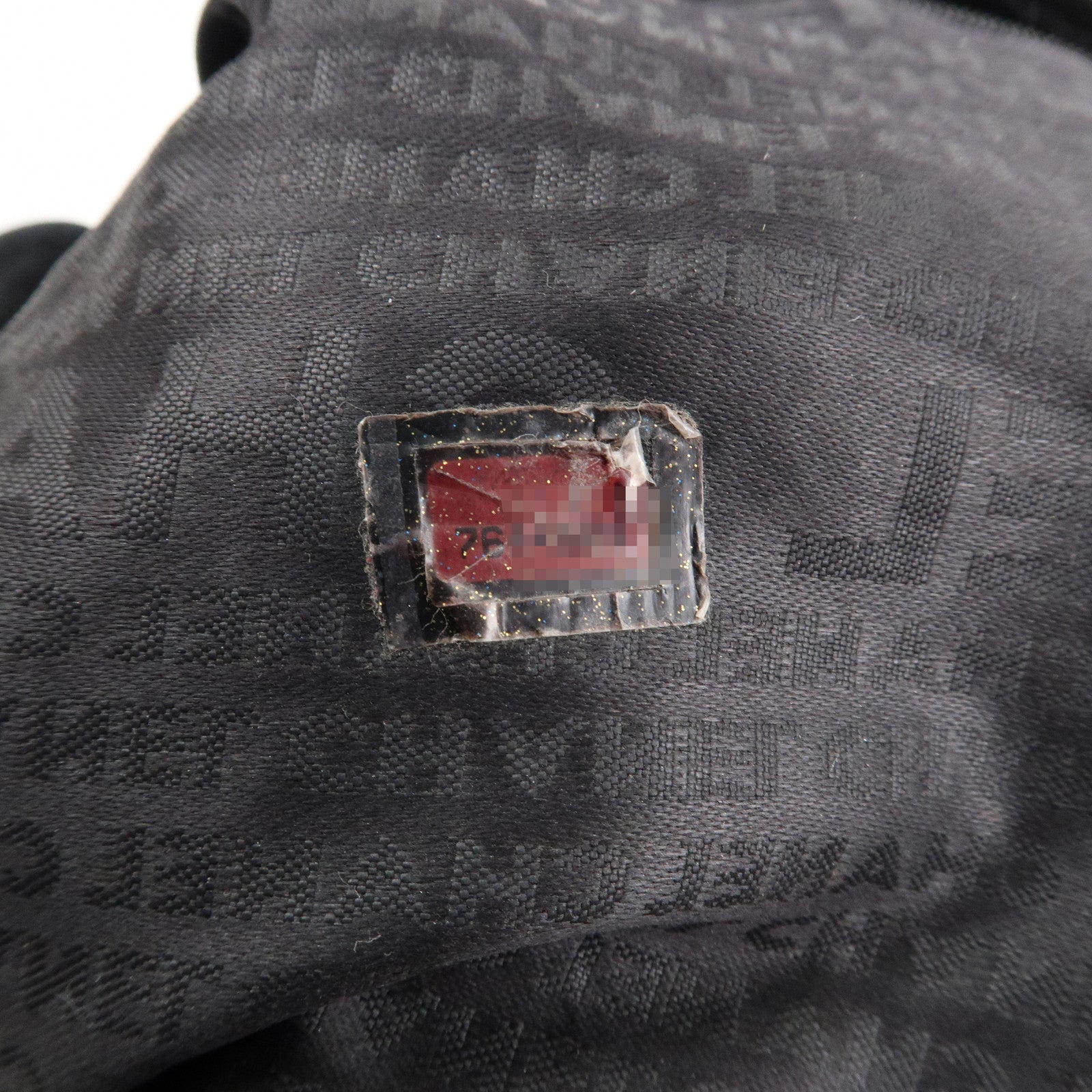 CHANEL COCO Mark Suede Leather Chain Shoulder Bag Black