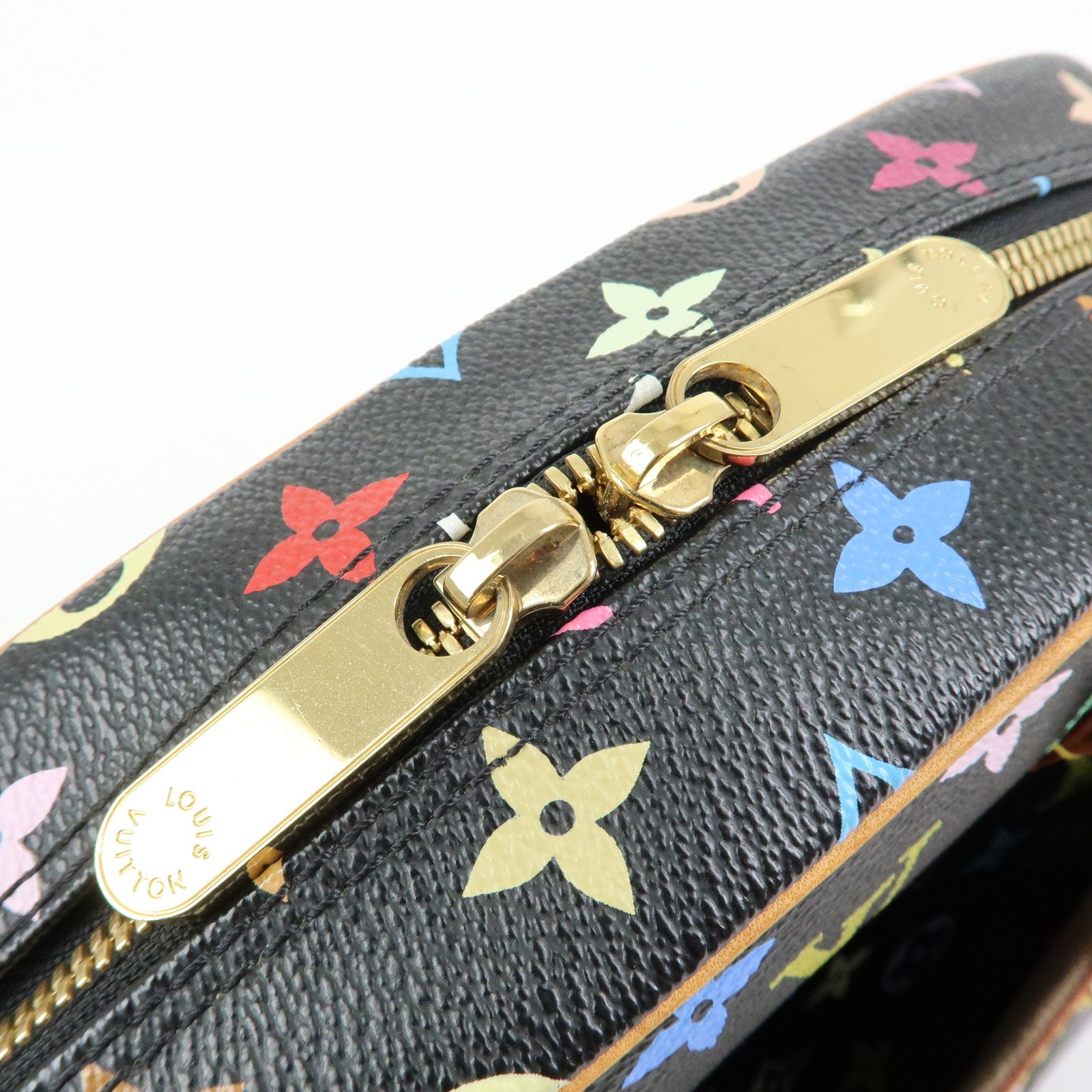 Louis Vuitton Monogram Trouville Multicolor Hand Bag Noir M92662