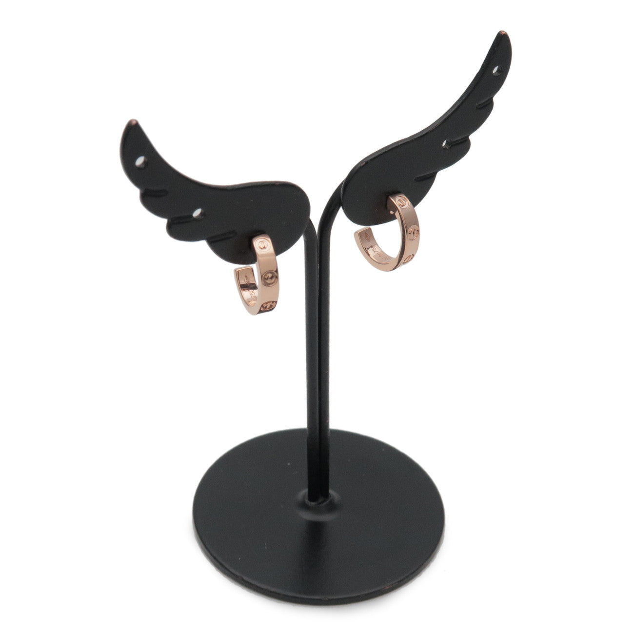 Cartier Mini LOVE Earrings K18 750PG Rose Gold