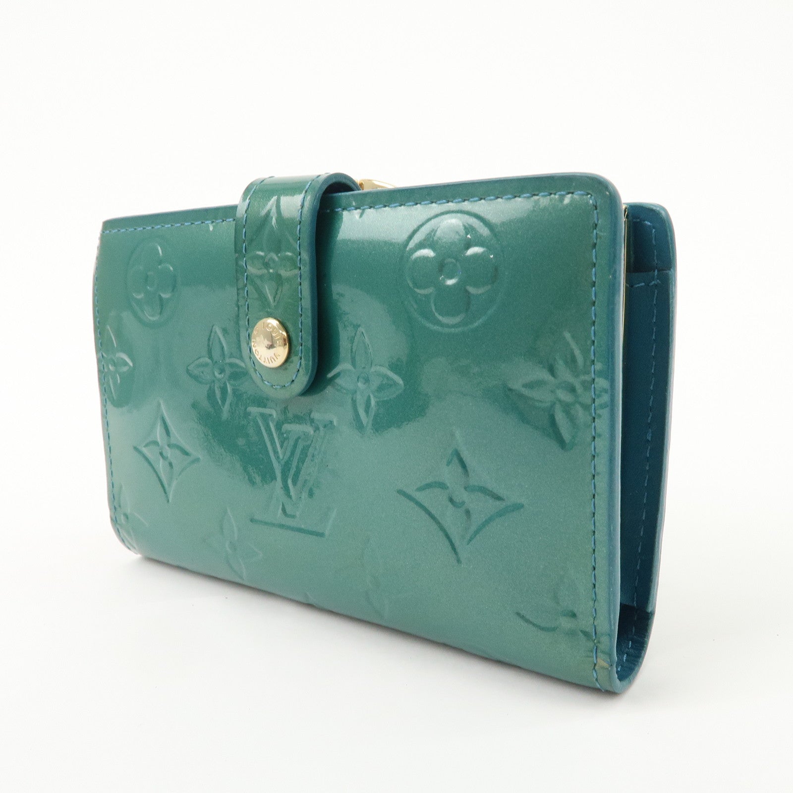 Louis Vuitton Monogram Vernis Set of 2 Wallet M9141F Used
