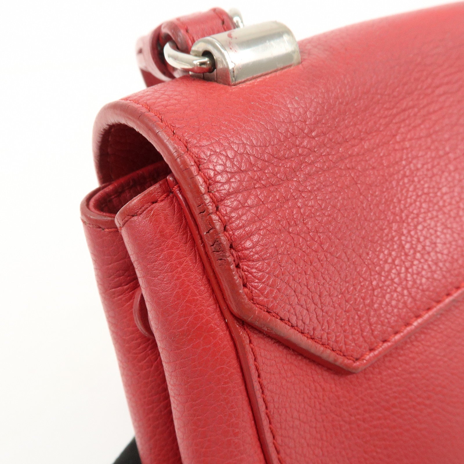 Louis Vuitton Lockme 2 BB 2Way Bag Shoulder Bag Hand Bag Red M51202