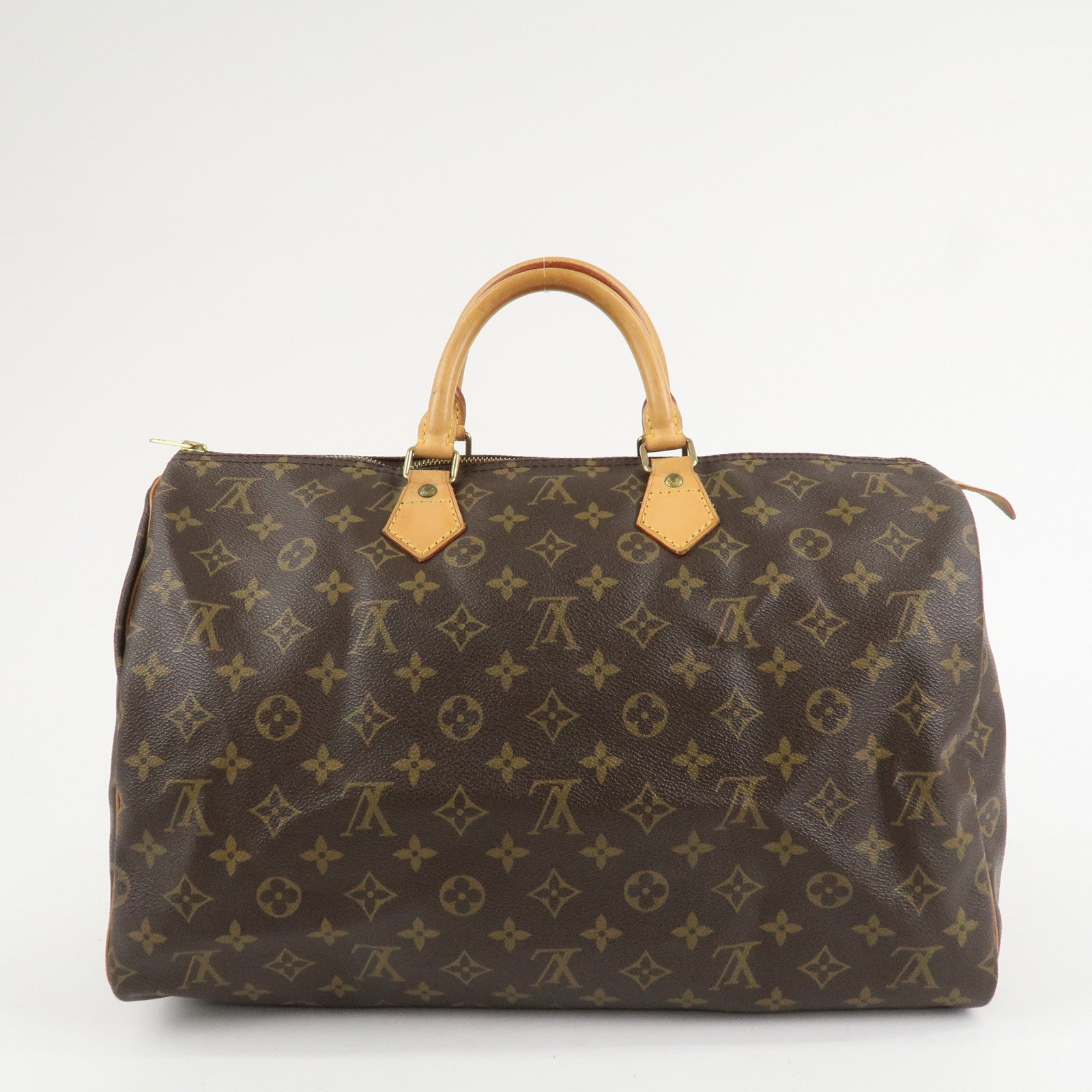 Louis Vuitton Monogram Speedy 40 Hand Bag Boston Bag M41522 Used