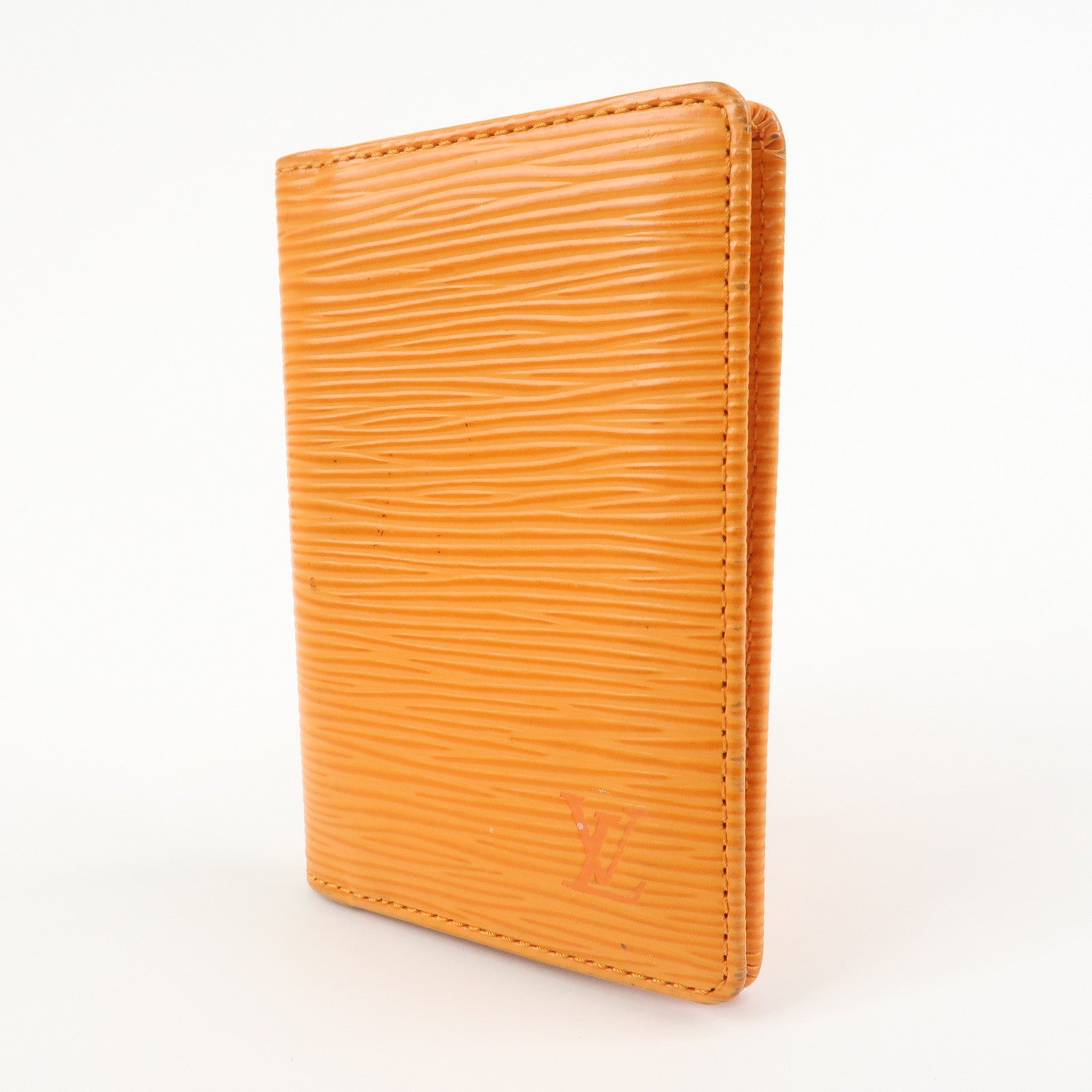 Louis Vuitton Epi Organizer de Poche Card Case Mandarin M6358H