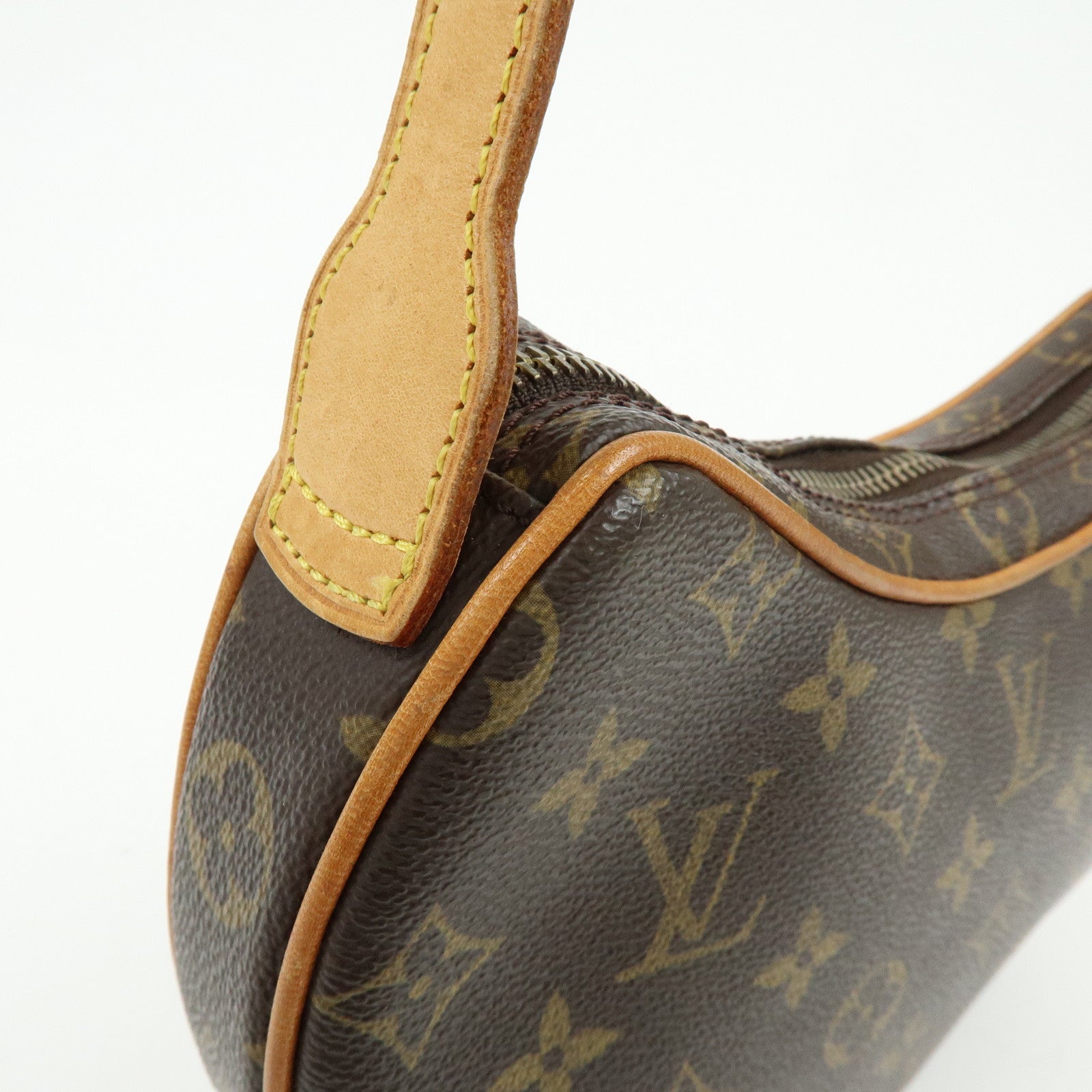 Louis Vuitton Monogram Pochette Croissant Shoulder Hand Bag M51510