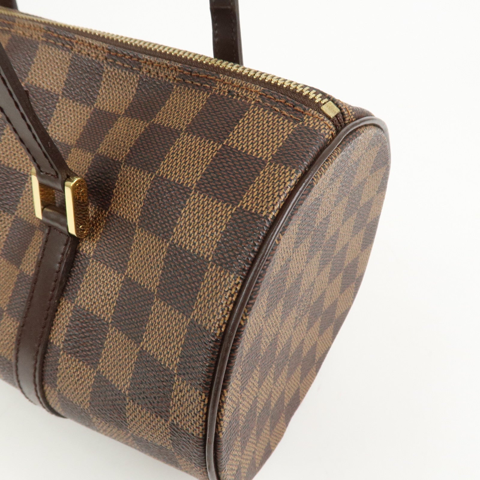 Louis Vuitton Damier Ebene Papillon 30 Hand Bag Brown N51303