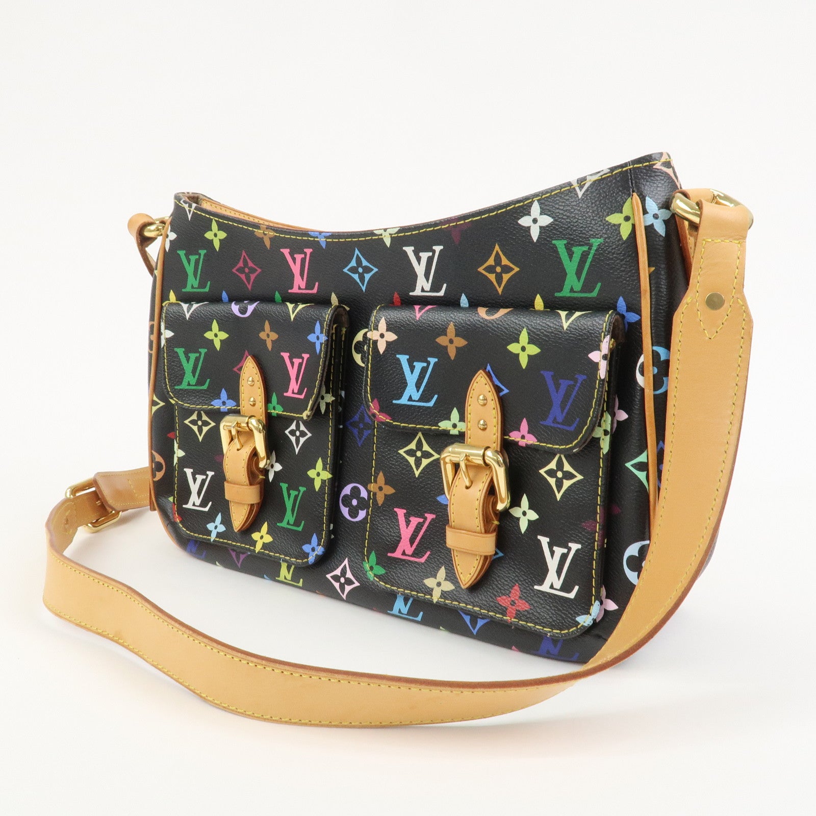 Louis Vuitton Monogram Lodge GM Shoulder Bag Multicolor Noir M40052