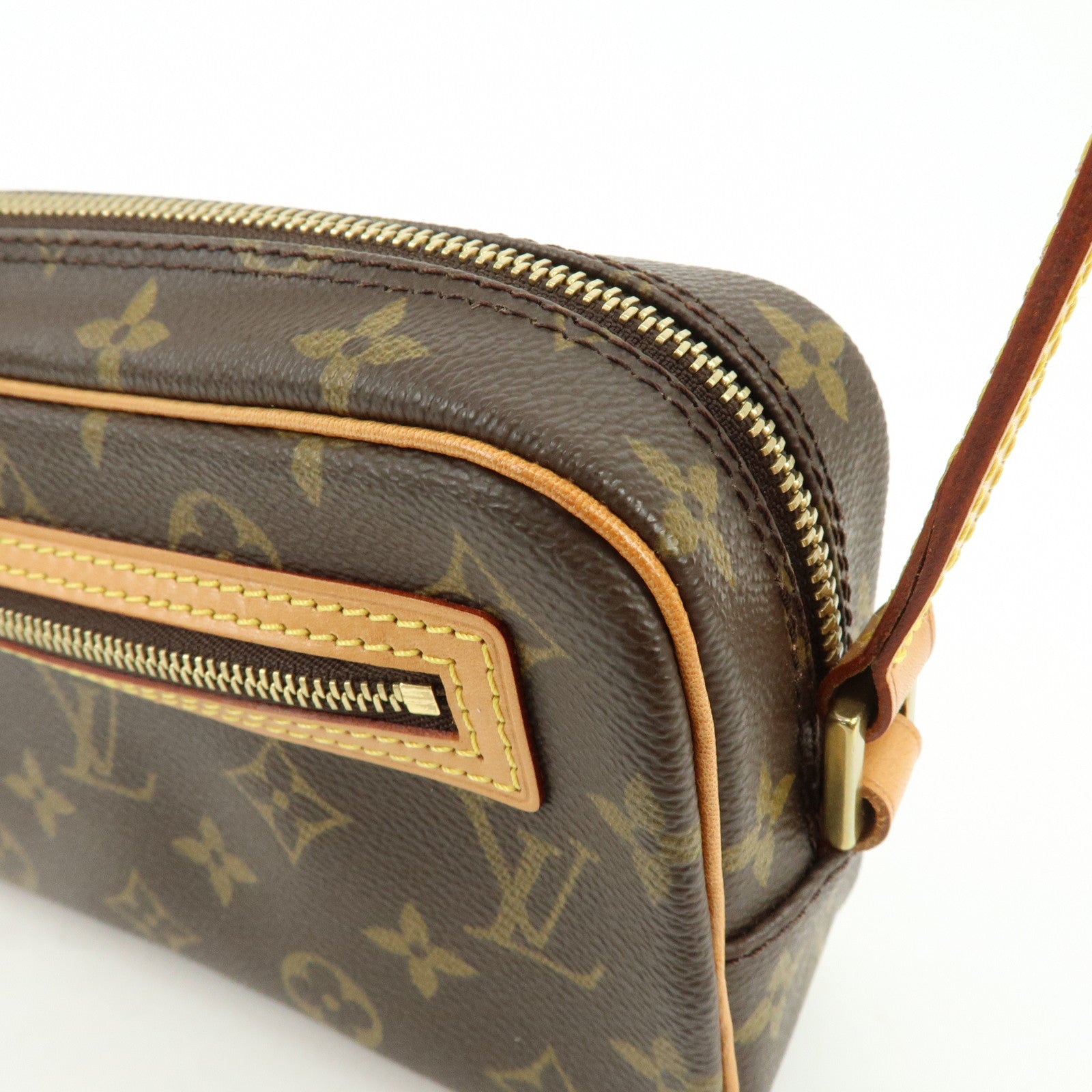 Louis Vuitton Monogram Pochette Cite Shoulder Bag Brown M51183