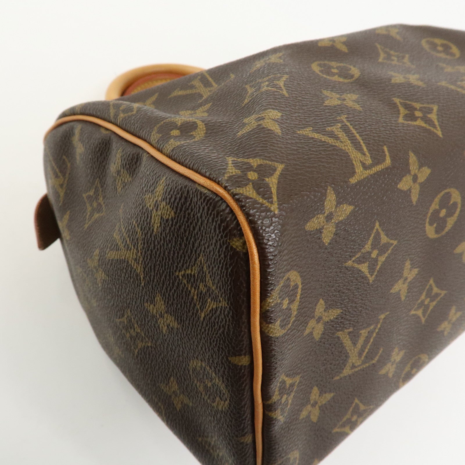 Louis Vuitton Monogram Speedy 25 Boston Bag Hand Bag Brown M41528