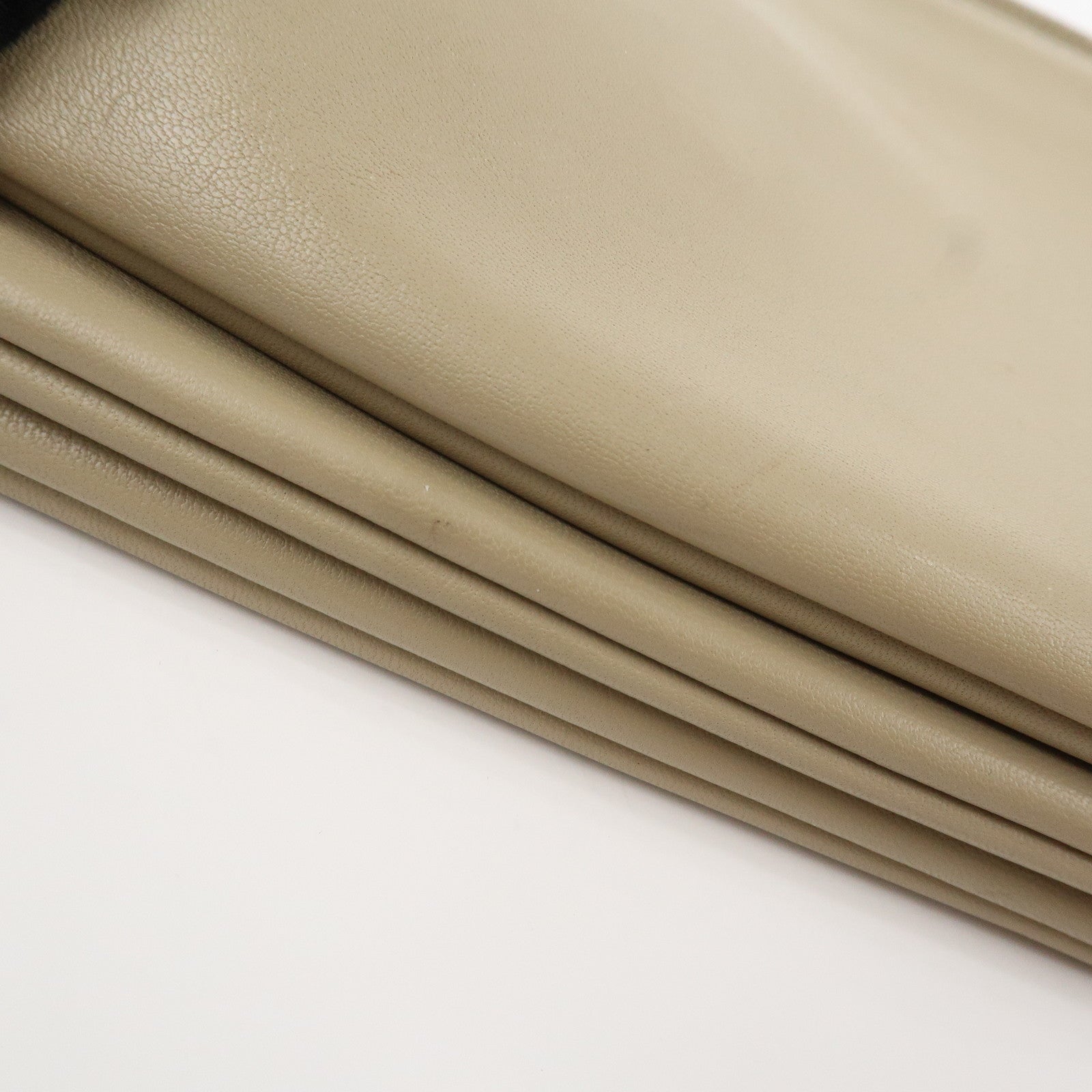 CELINE Calf Skin Trio Bag Shoulder Bag Crossbody Bag Beige