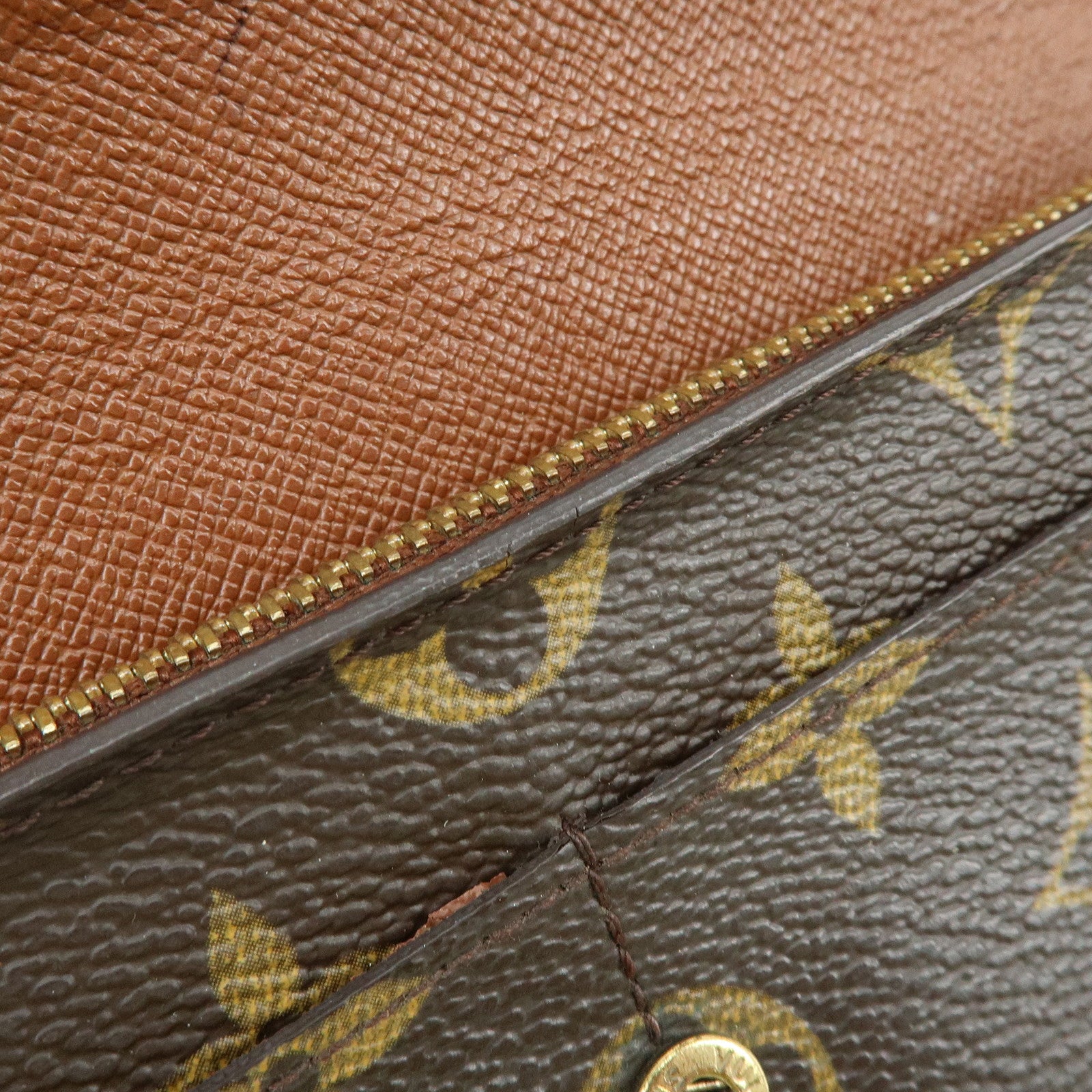 Louis Vuitton Monogram Porte Monnaie Credit Long Wallet M61726