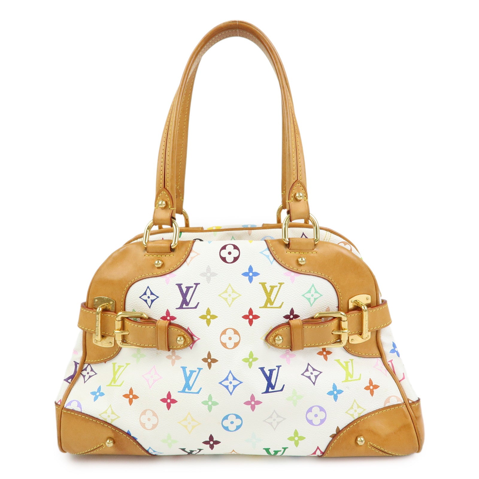Louis Vuitton Monogram Multicolor Claudia Hand Bag Blanc M40193