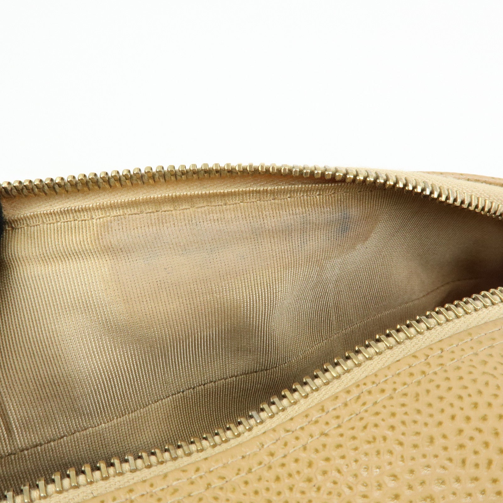 CHANEL COCO Mark Caviarskin Boston Bag Hand Bag Beige